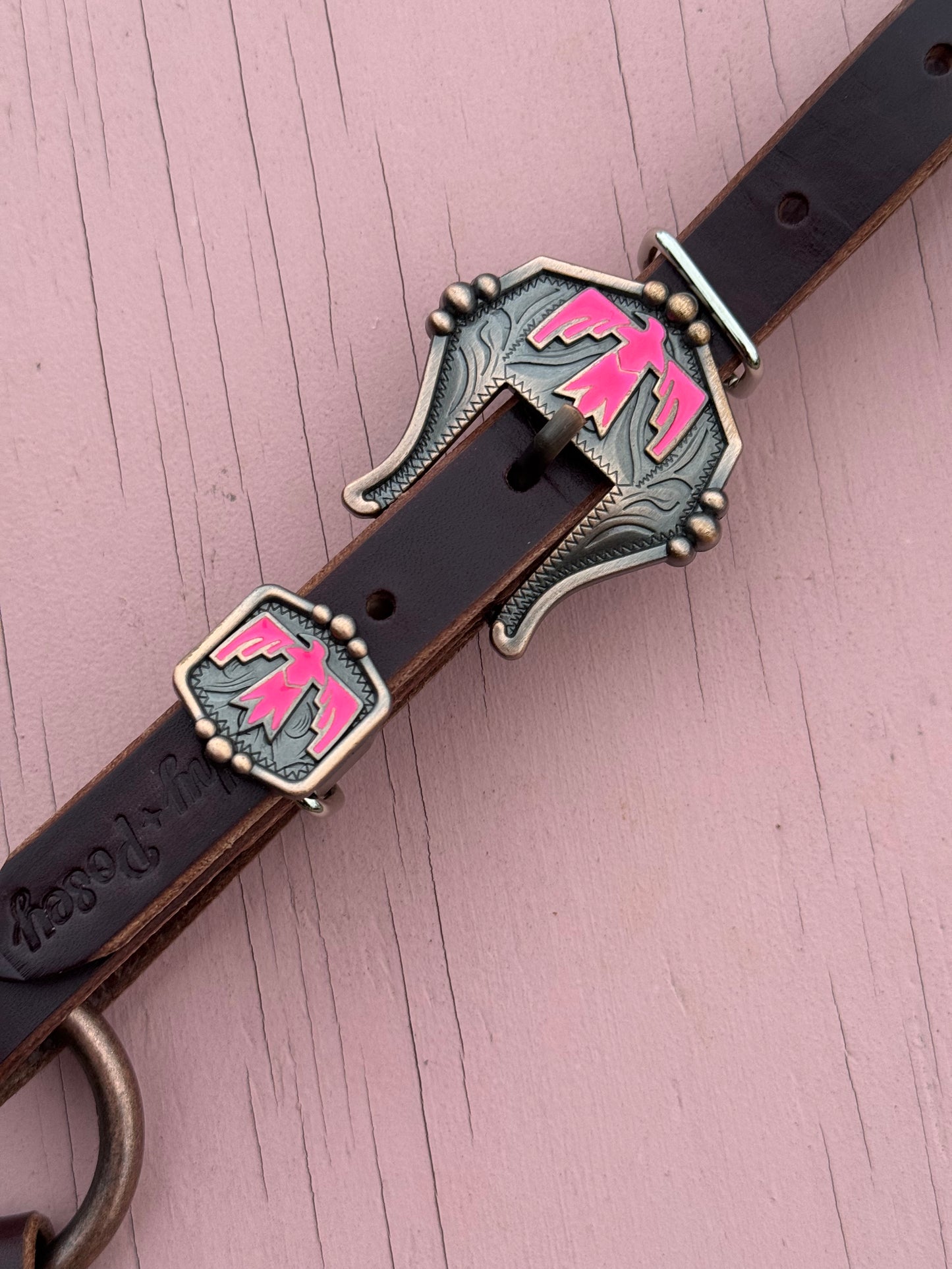 Hot Pink Thunderbird Tack Set