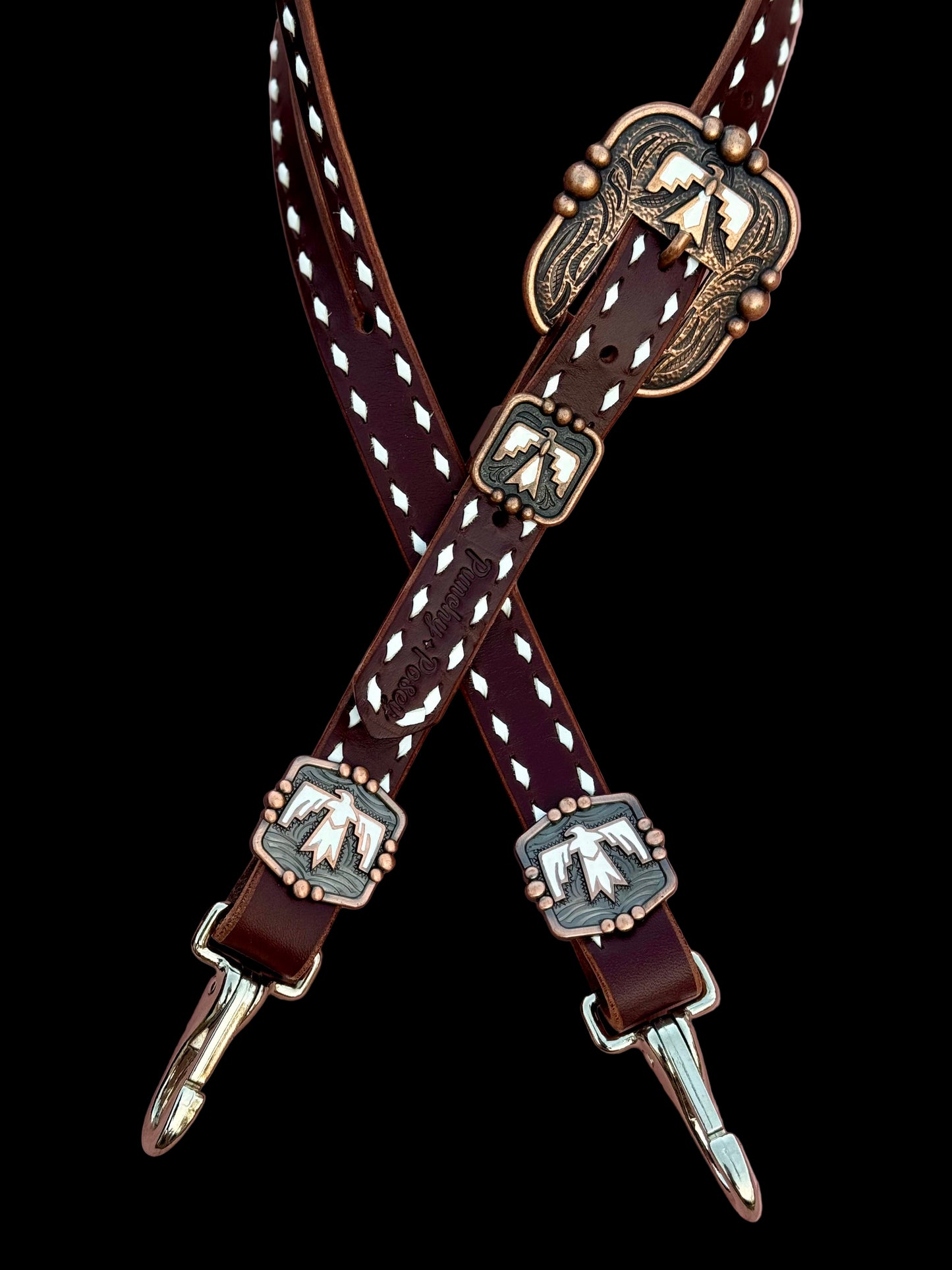 White Thunderbird Headstall