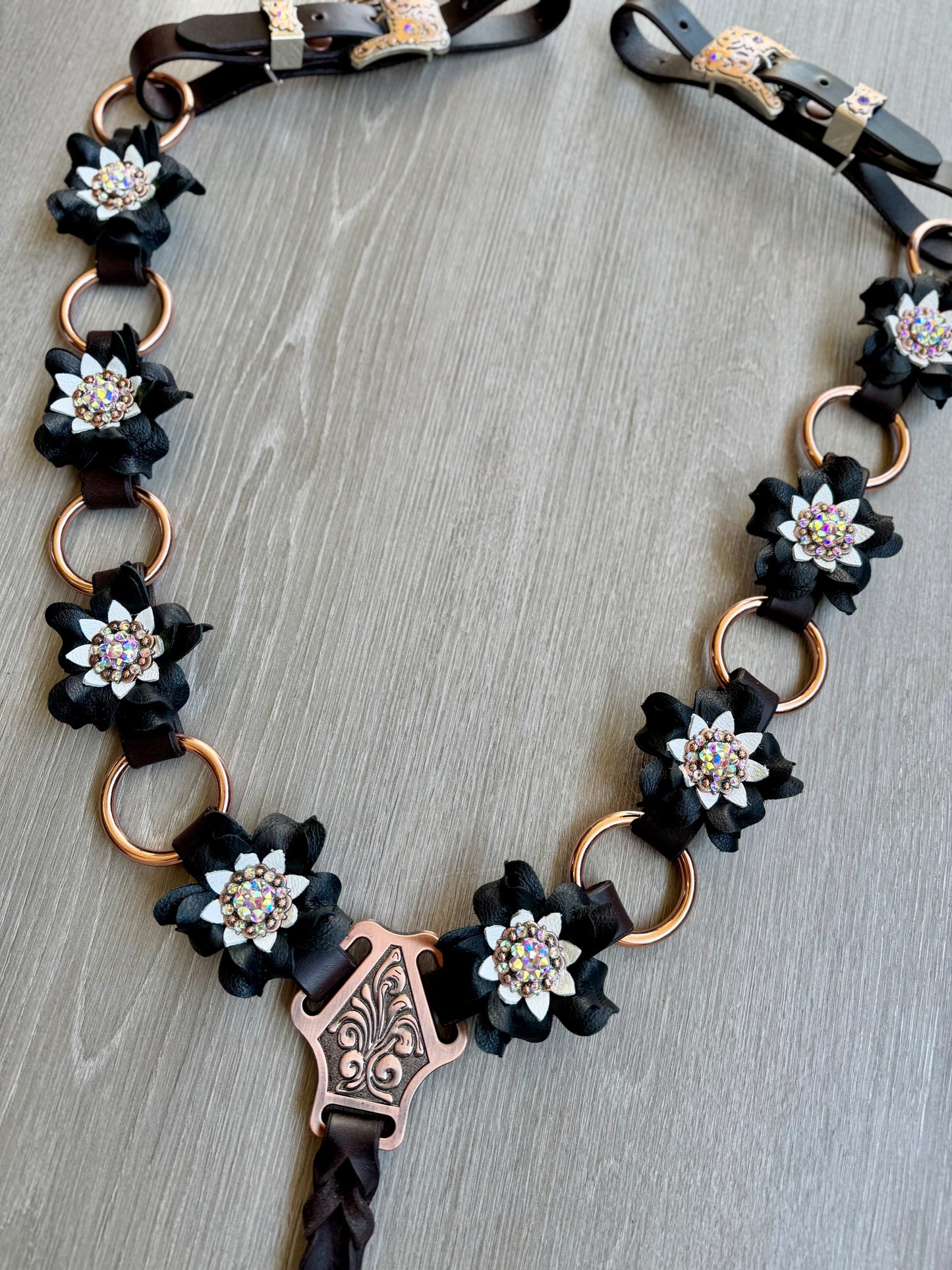 Black Posey Ring Breast Collar
