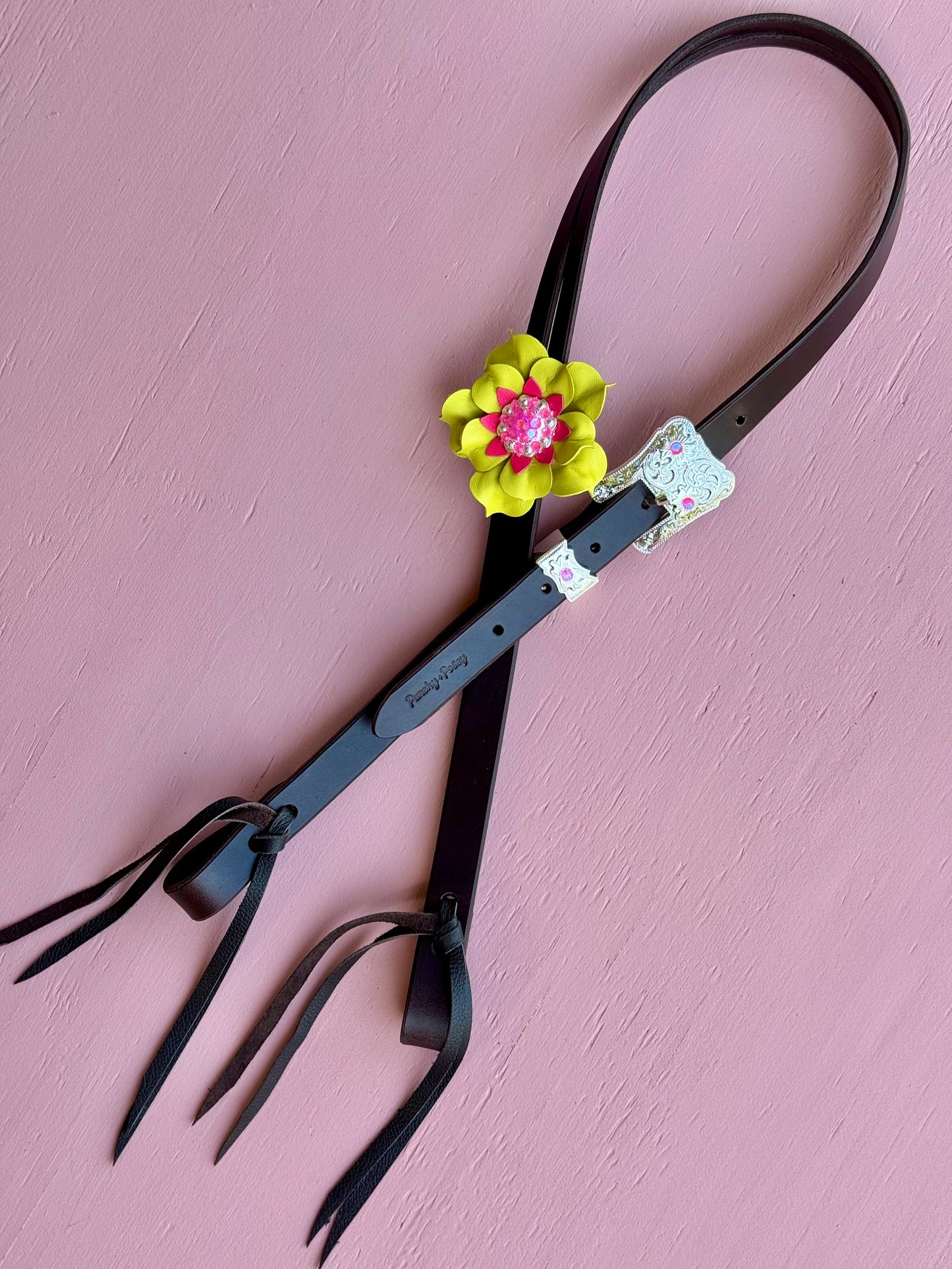 Yellow/Pink Posey Ring Breast Collar