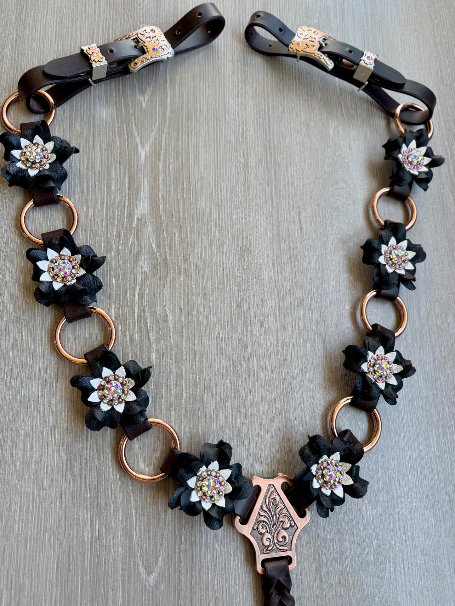 Black Posey Ring Breast Collar