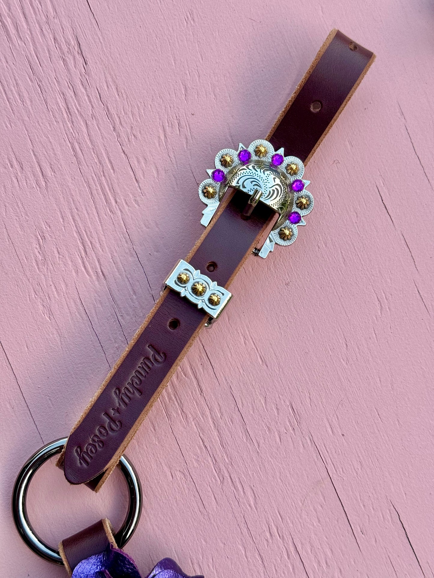 Purple Ring Breast Collar