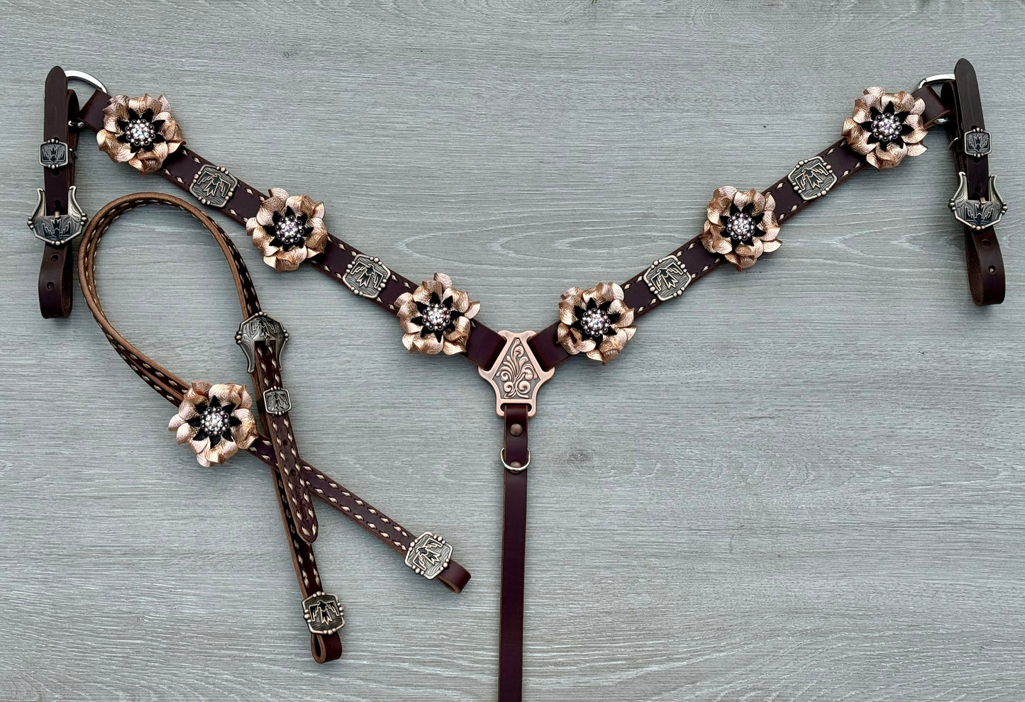 Rose Gold Thunderbird Tack Set