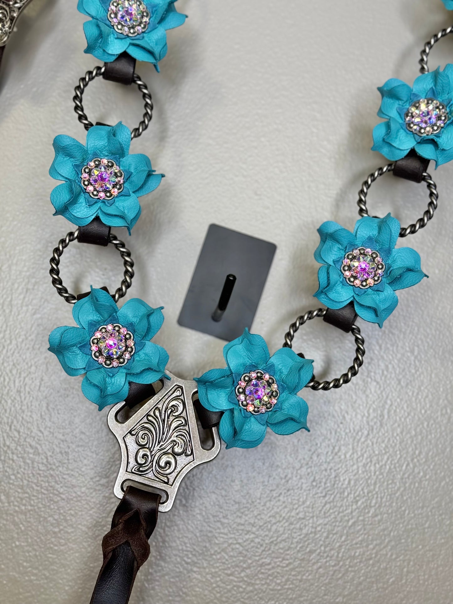 Turquoise Posey Ring Breast Collar