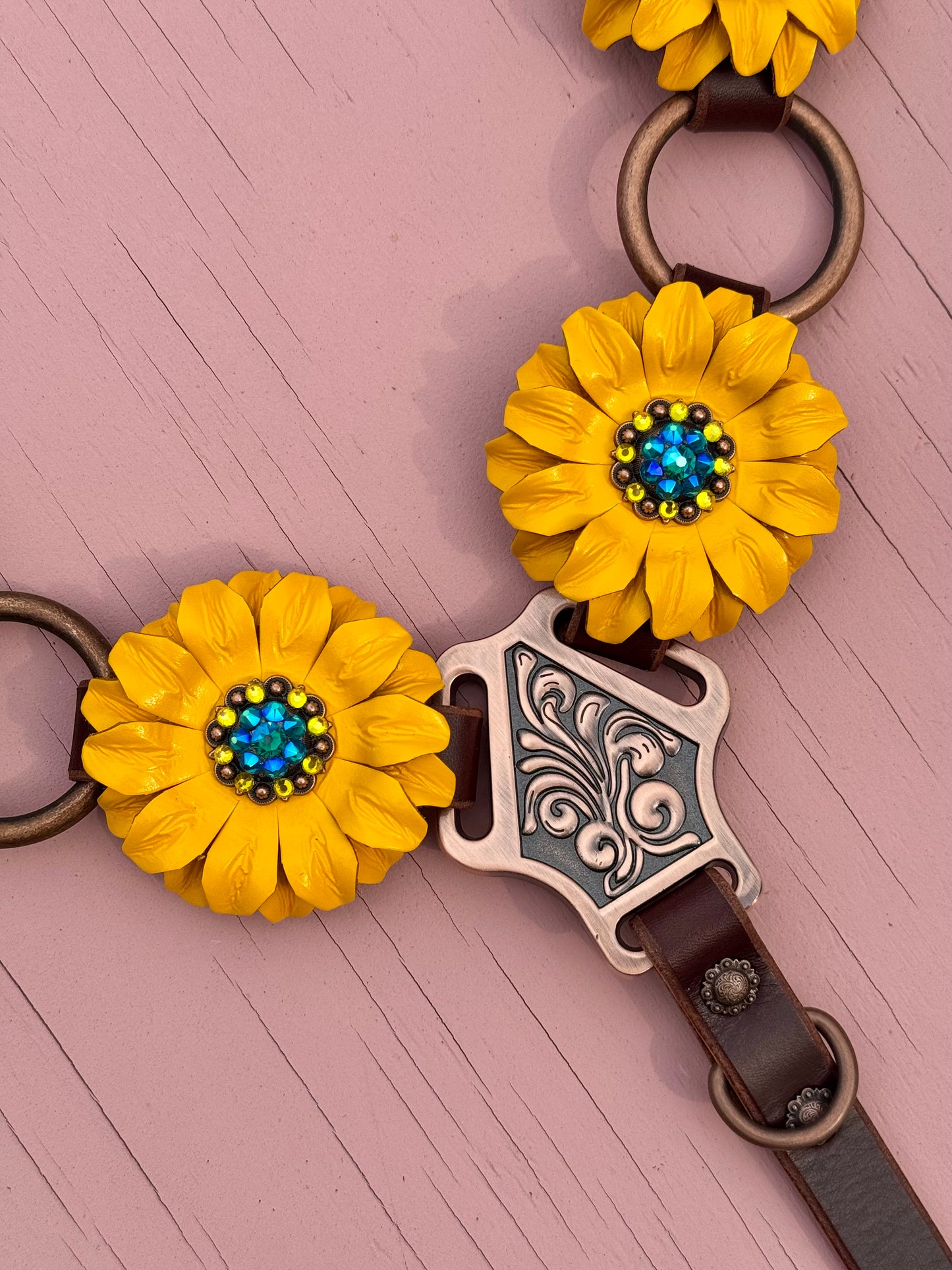 Sunflower Ring Breast Collar