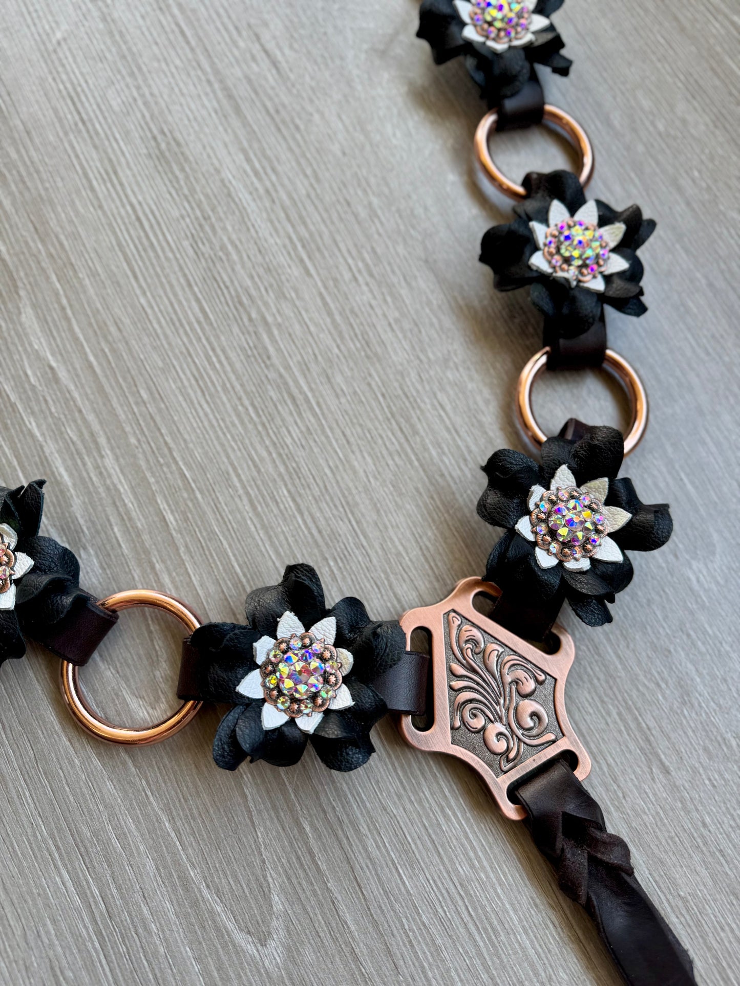 Black Posey Ring Breast Collar