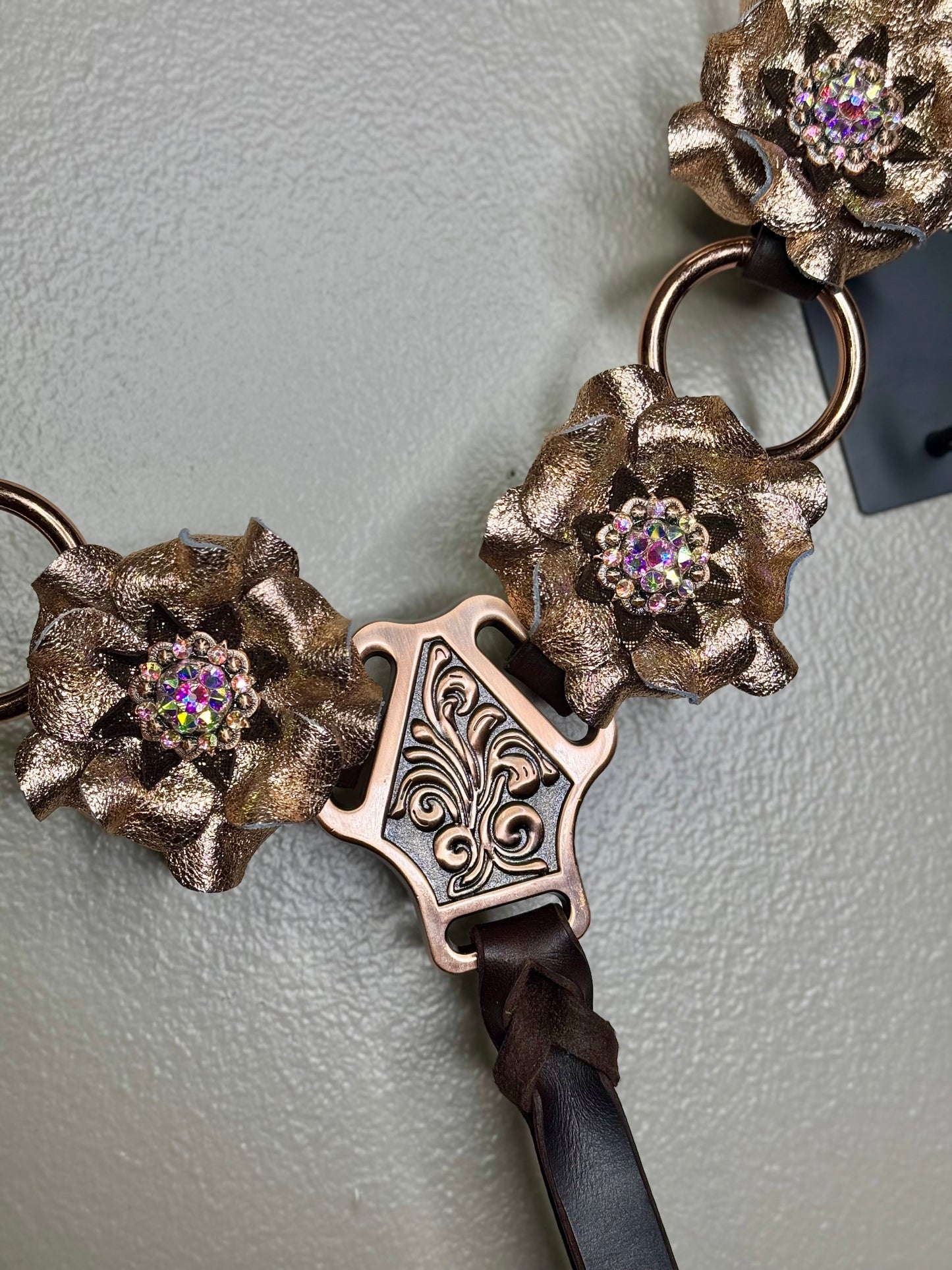 Rose Gold Posey Ring Breast Collar