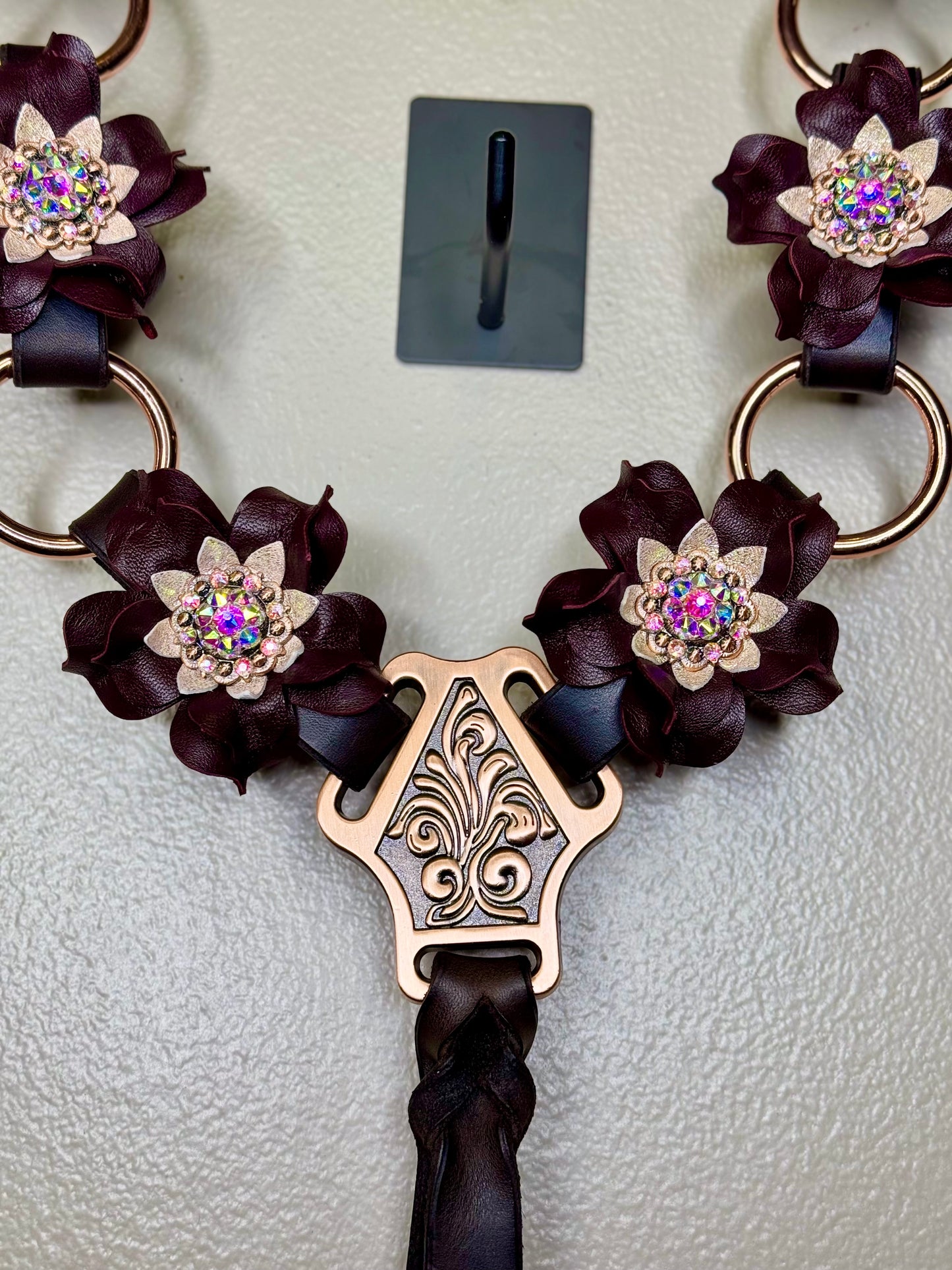 Black Cherry Ring Breast Collar
