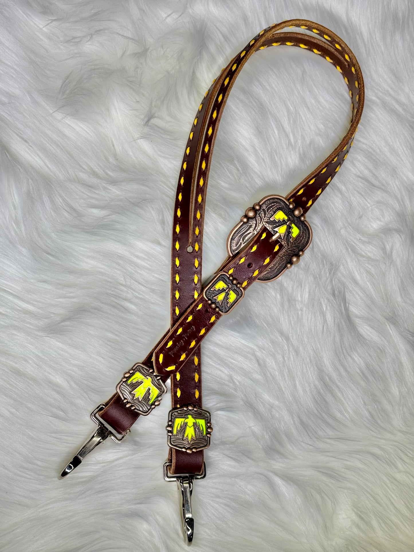 Yellow Thunderbird Headstall