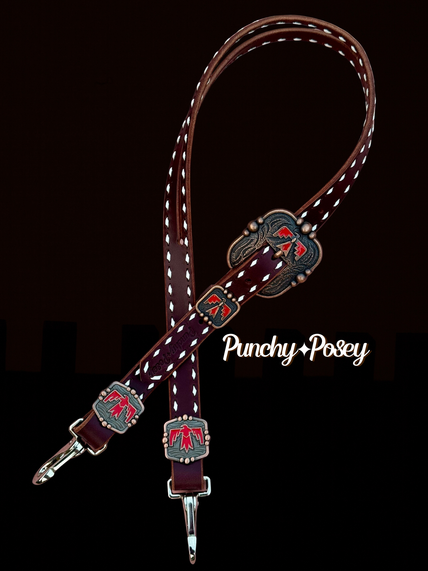 Red Thunderbird Headstall
