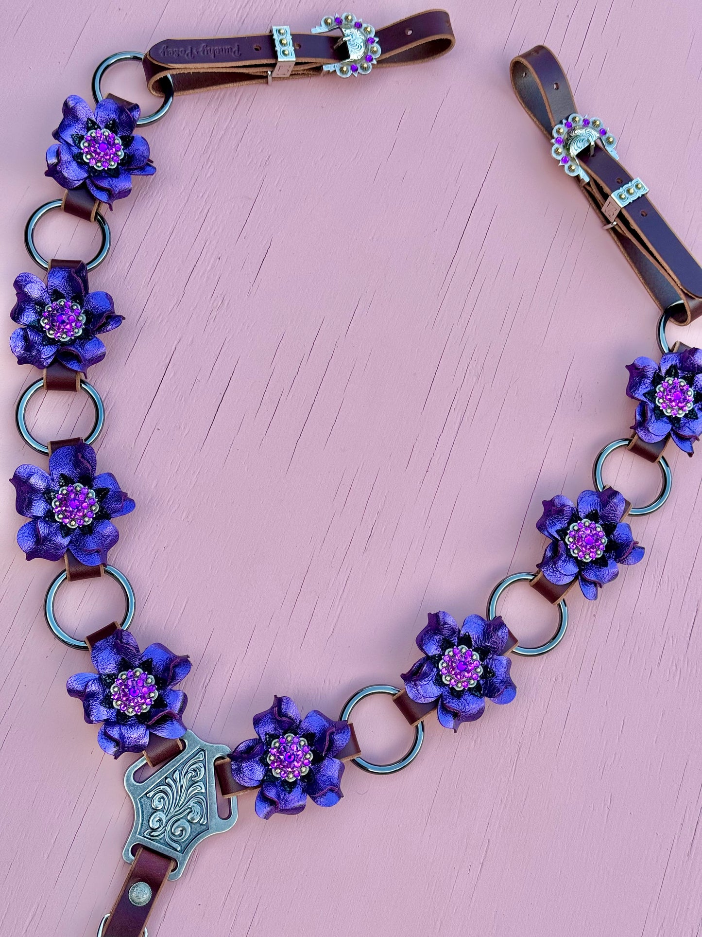 Purple Ring Breast Collar