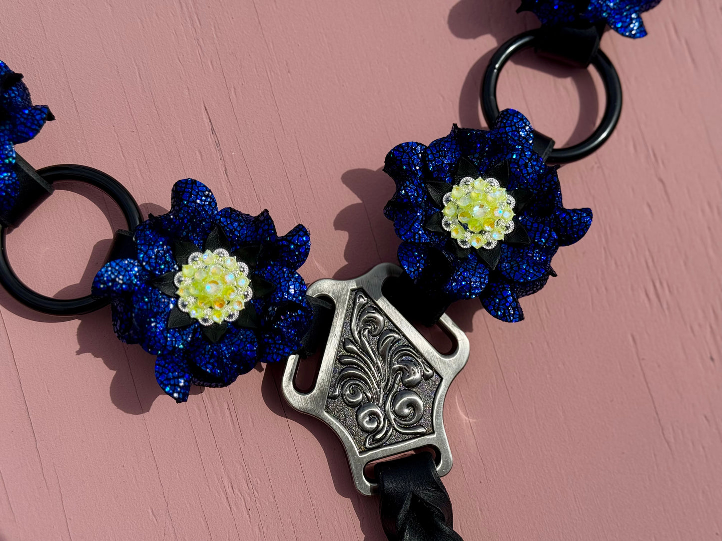 Royal Blue Ring Breast Collar