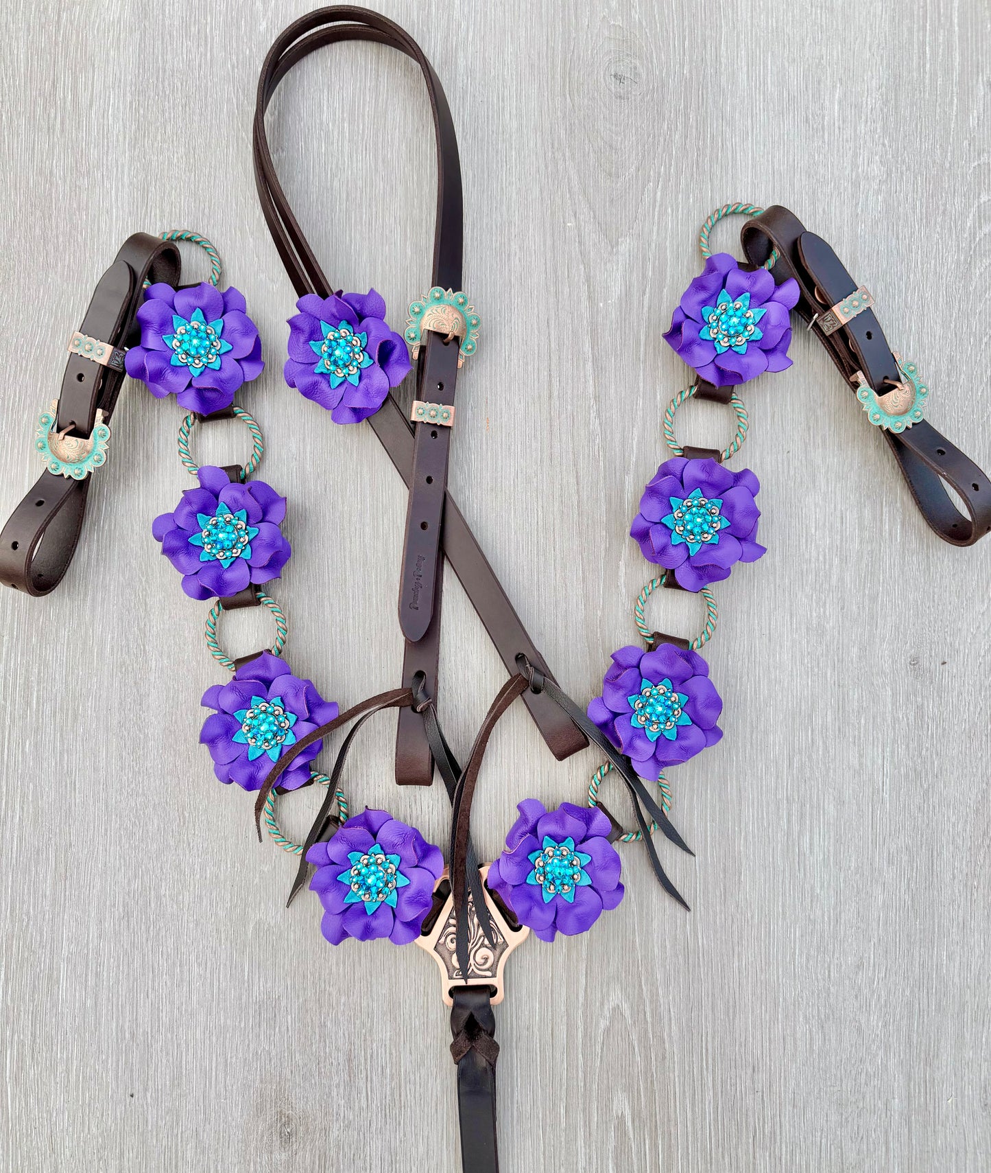 Purple Ring Breast Collar