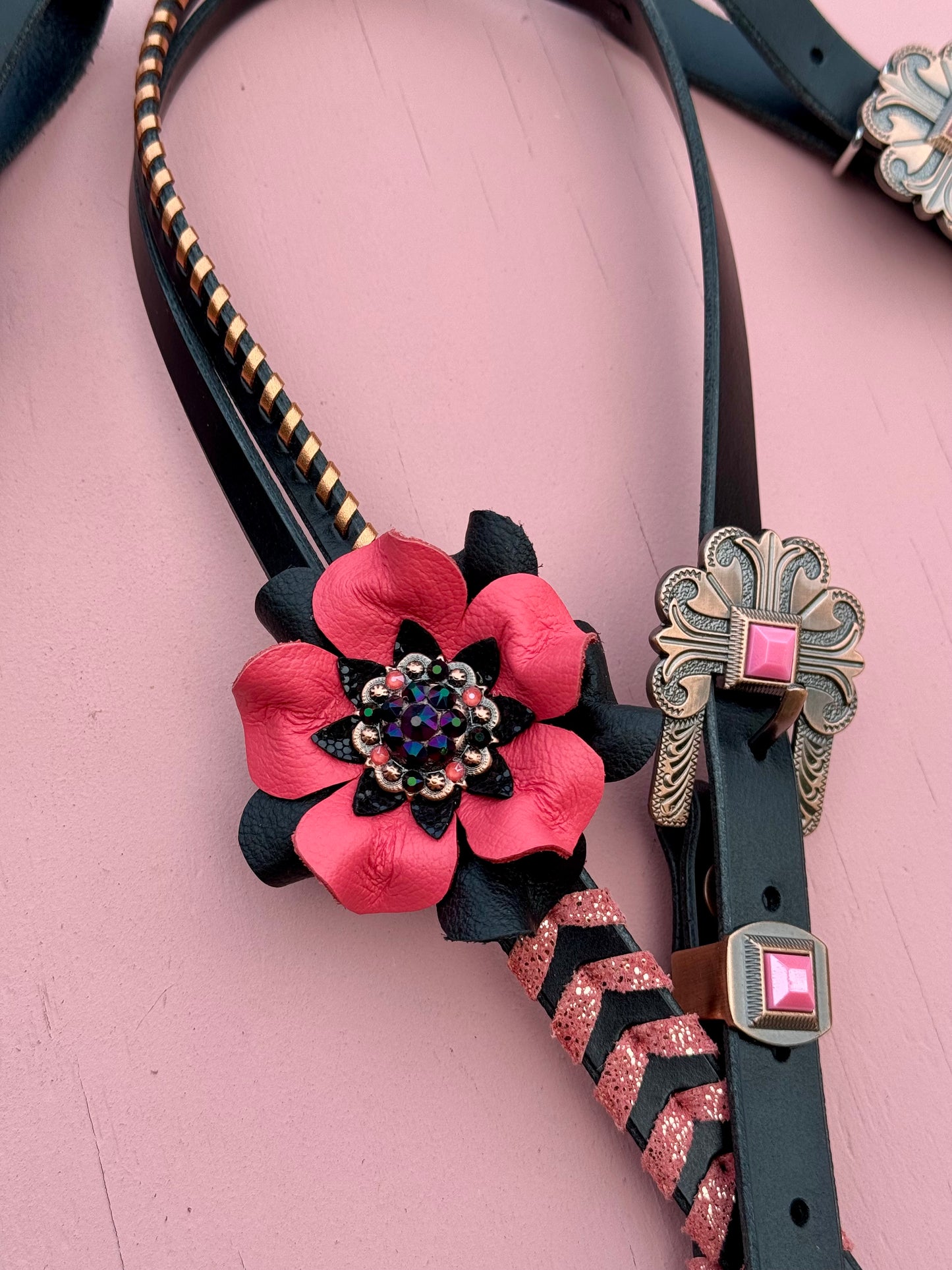 Black Coral Ring Set