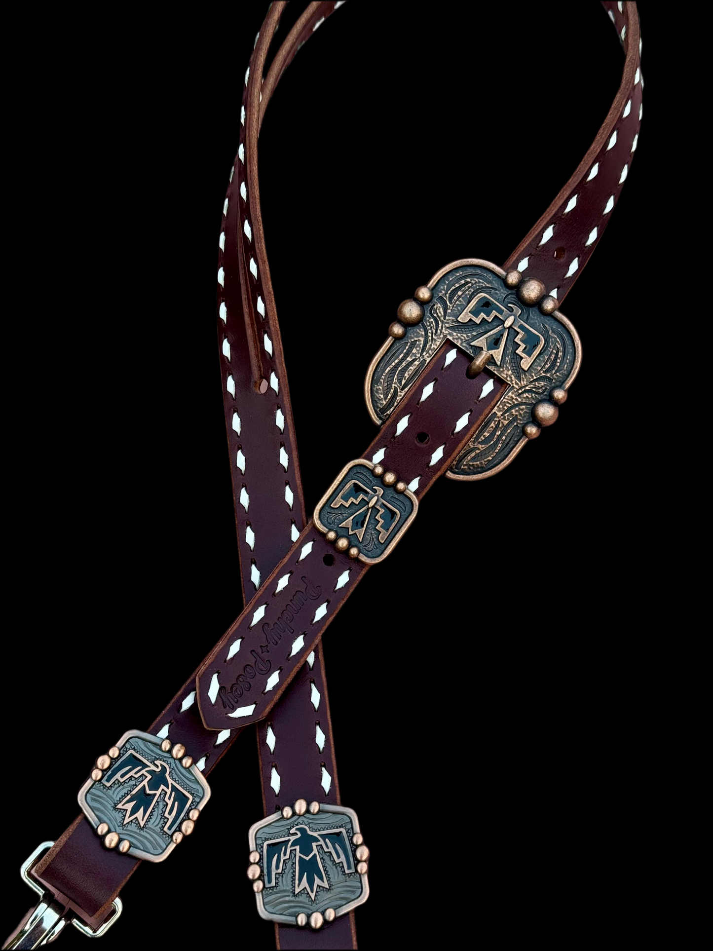 Black&White Thunderbird Headstall