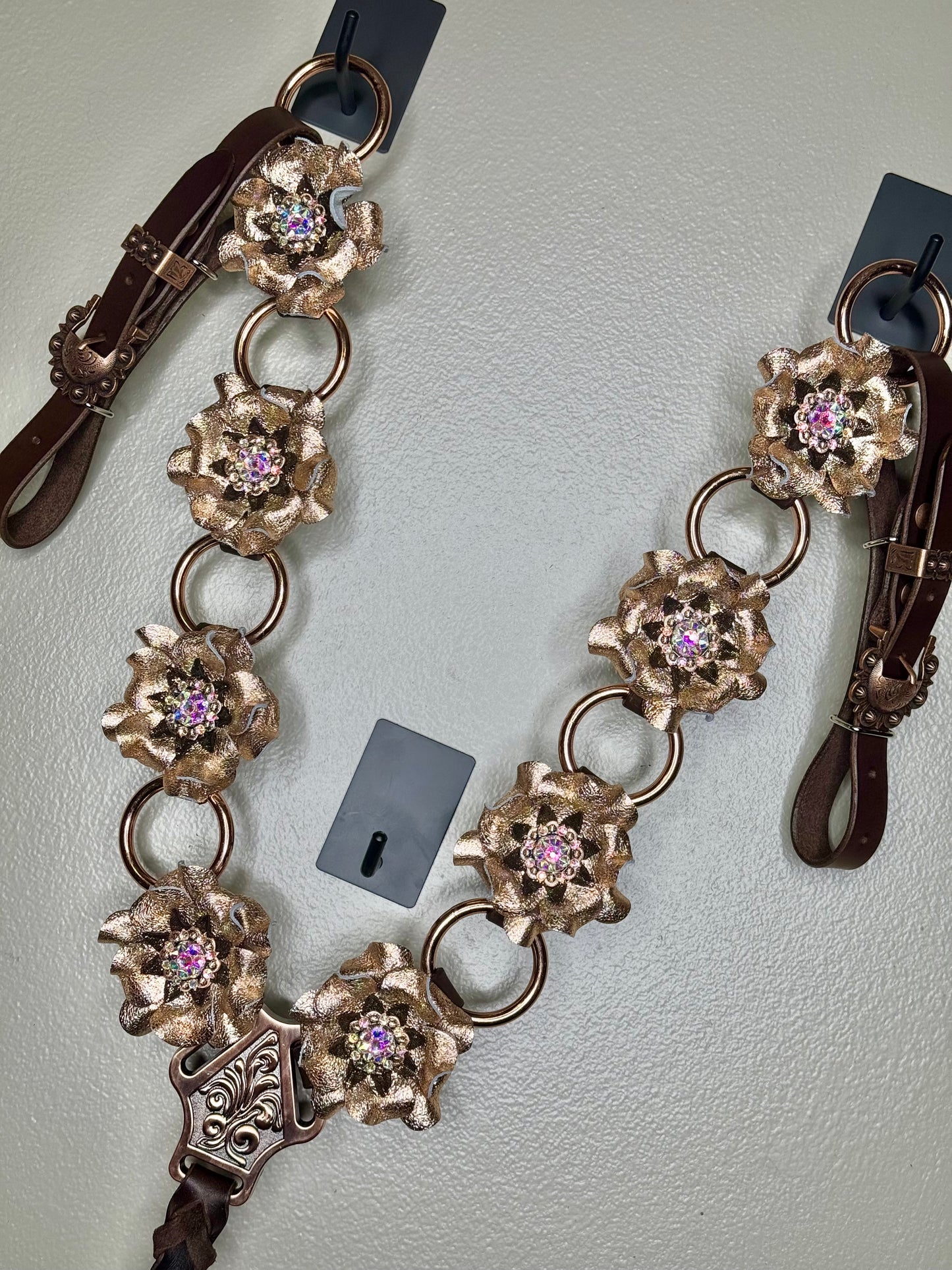 Rose Gold Posey Ring Breast Collar