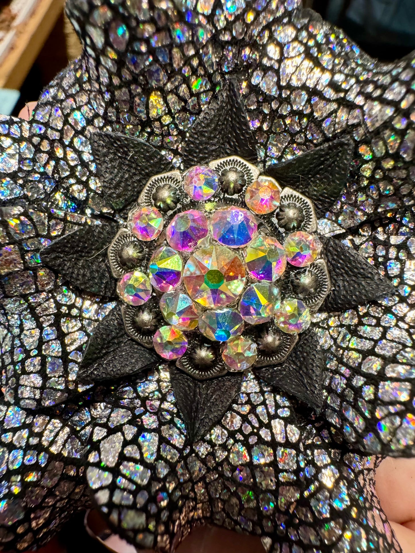Iridescent Ring Breast Collar