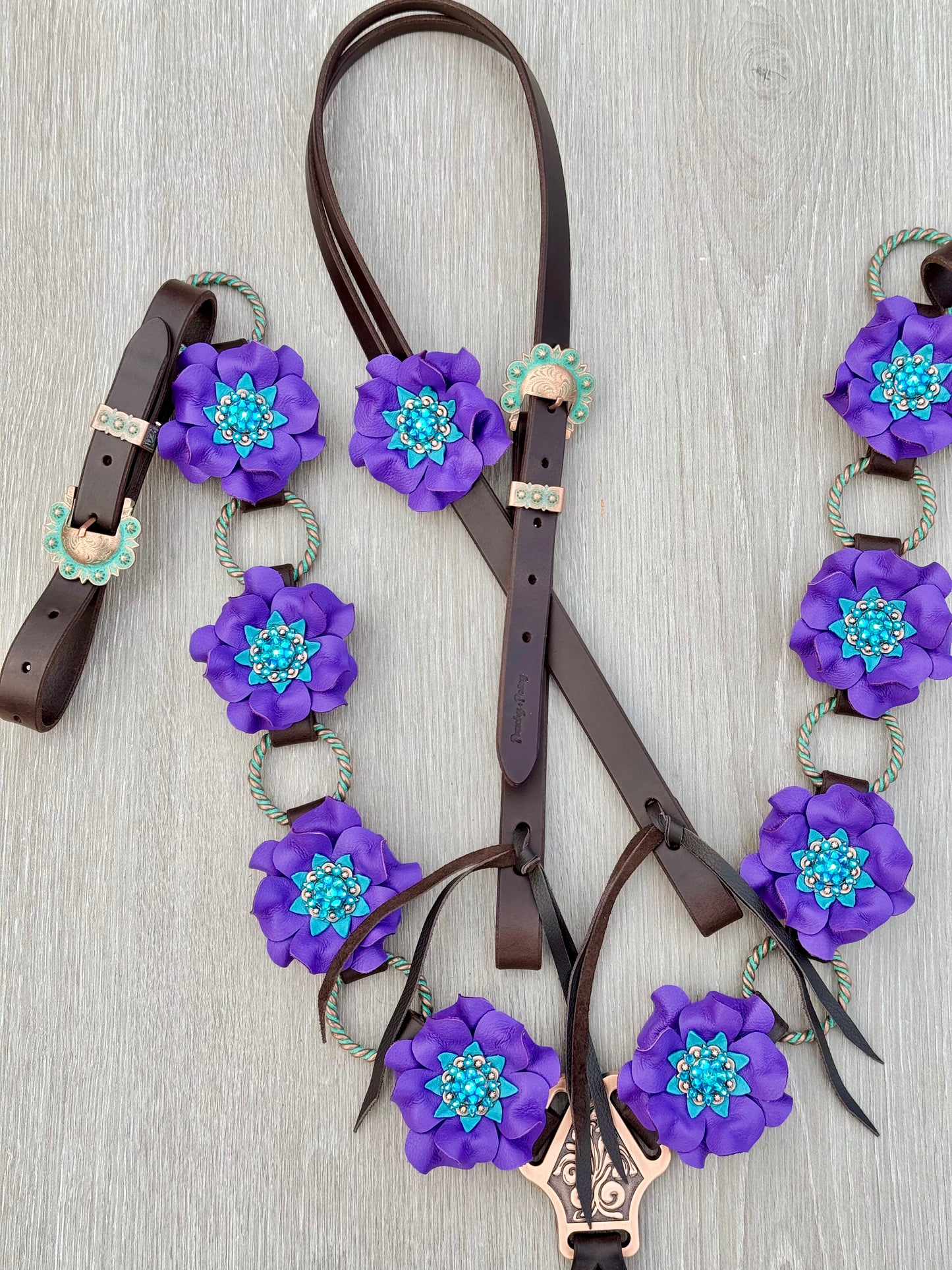 Purple Ring Breast Collar