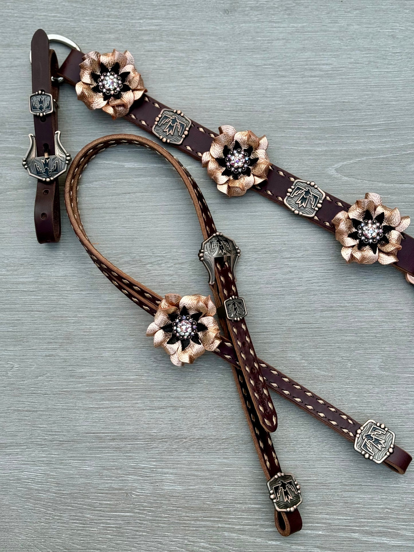 Rose Gold Thunderbird Tack Set