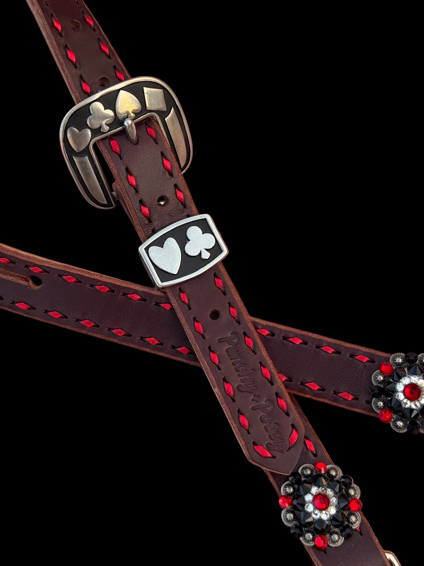 Chocolate Gambler Headstall