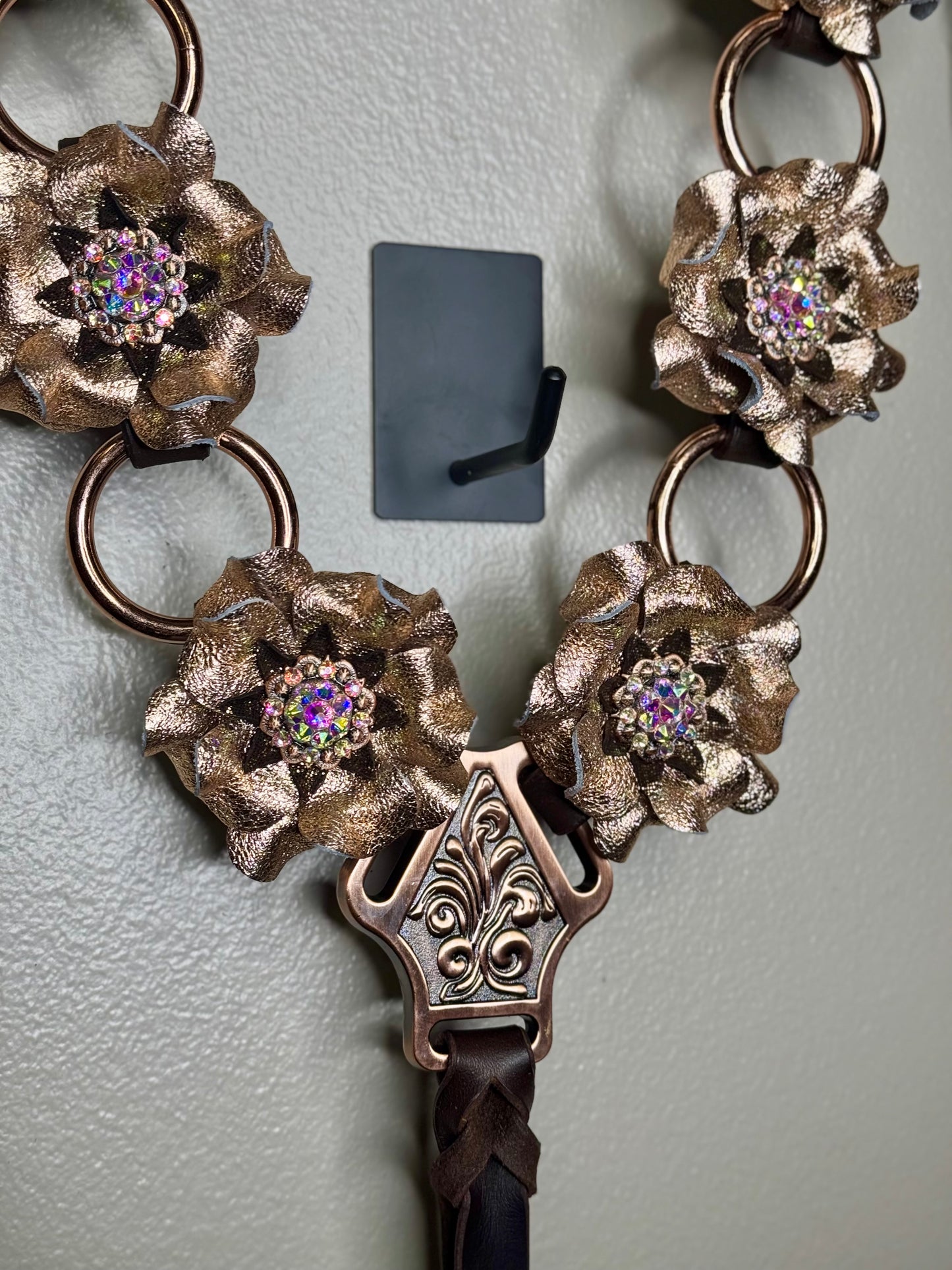 Rose Gold Posey Ring Breast Collar