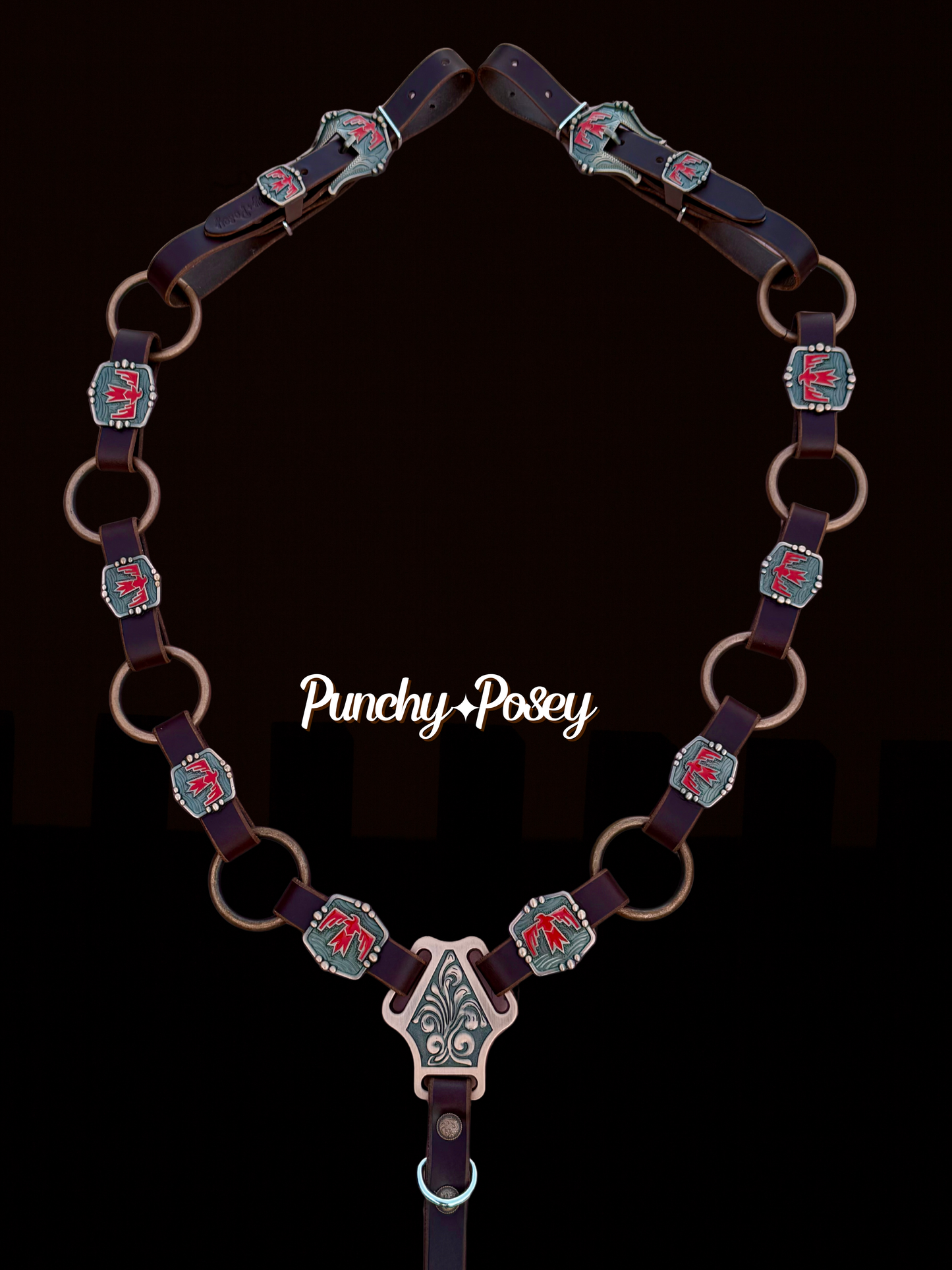 Red Thunderbird Ring Breast Collar