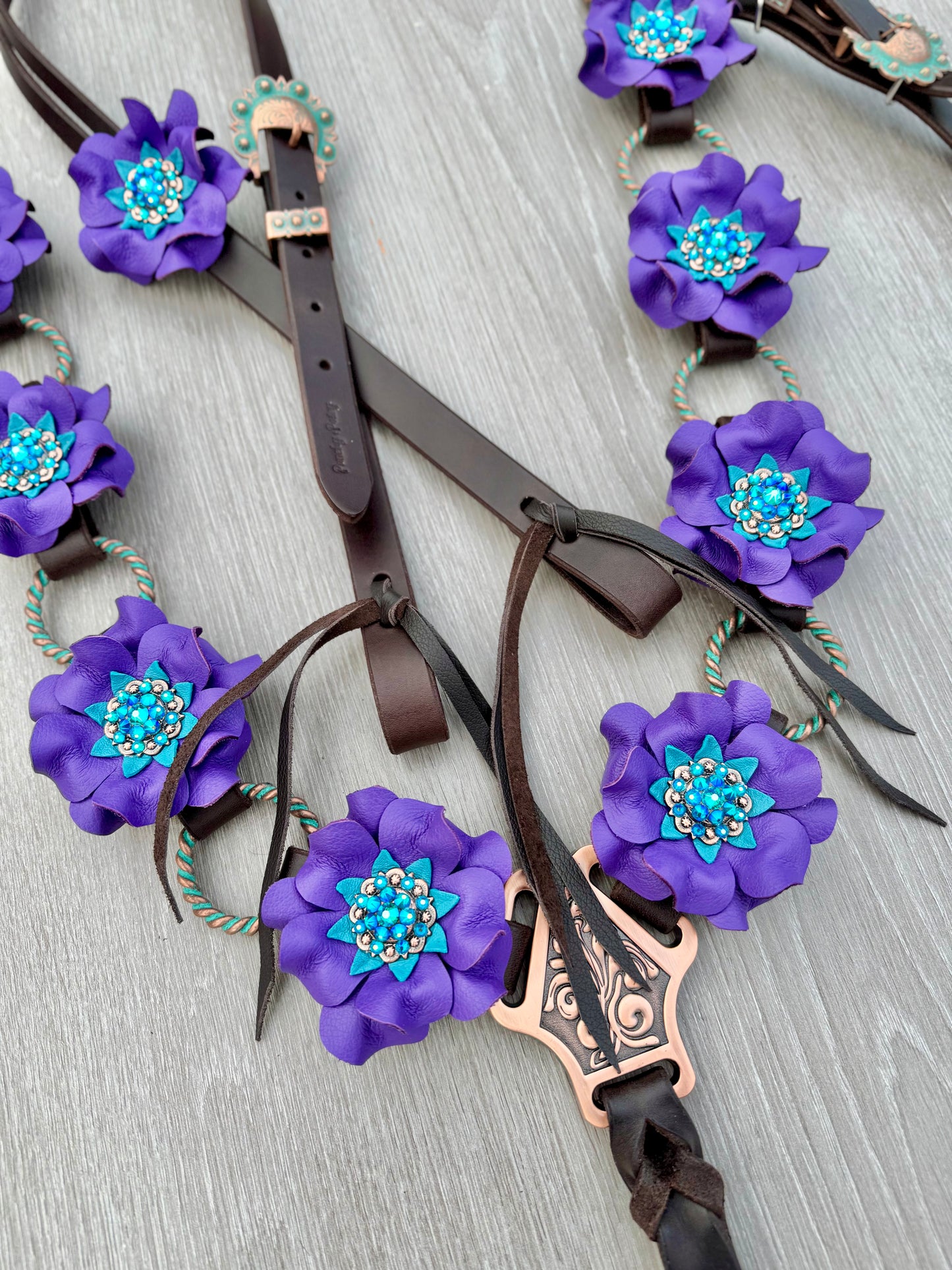 Purple Ring Breast Collar