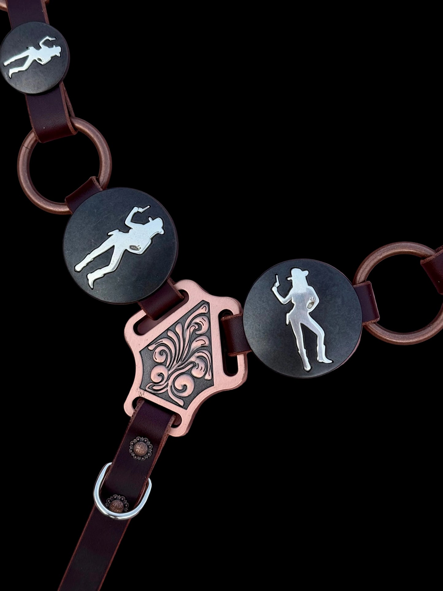 Cowgirl Concho Breast Collar