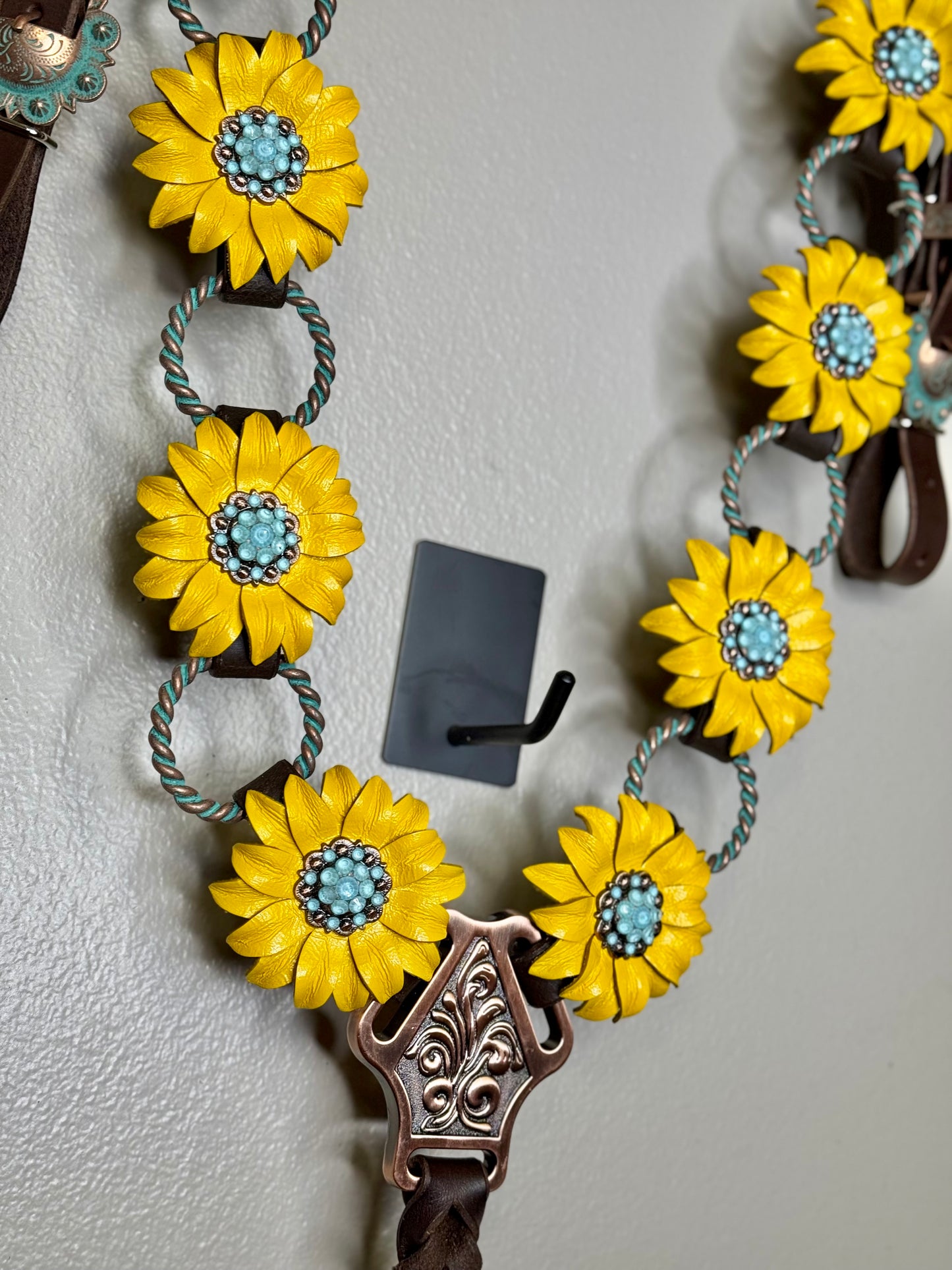 Sunflower Posey Ring Breast Collar