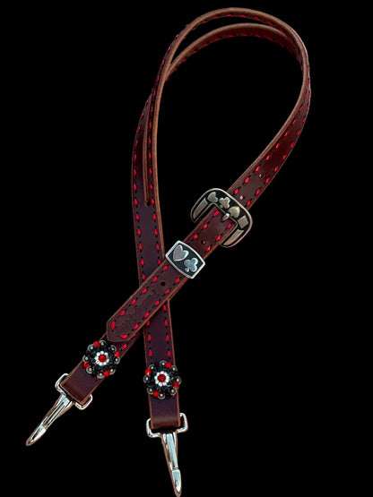 Chocolate Gambler Headstall