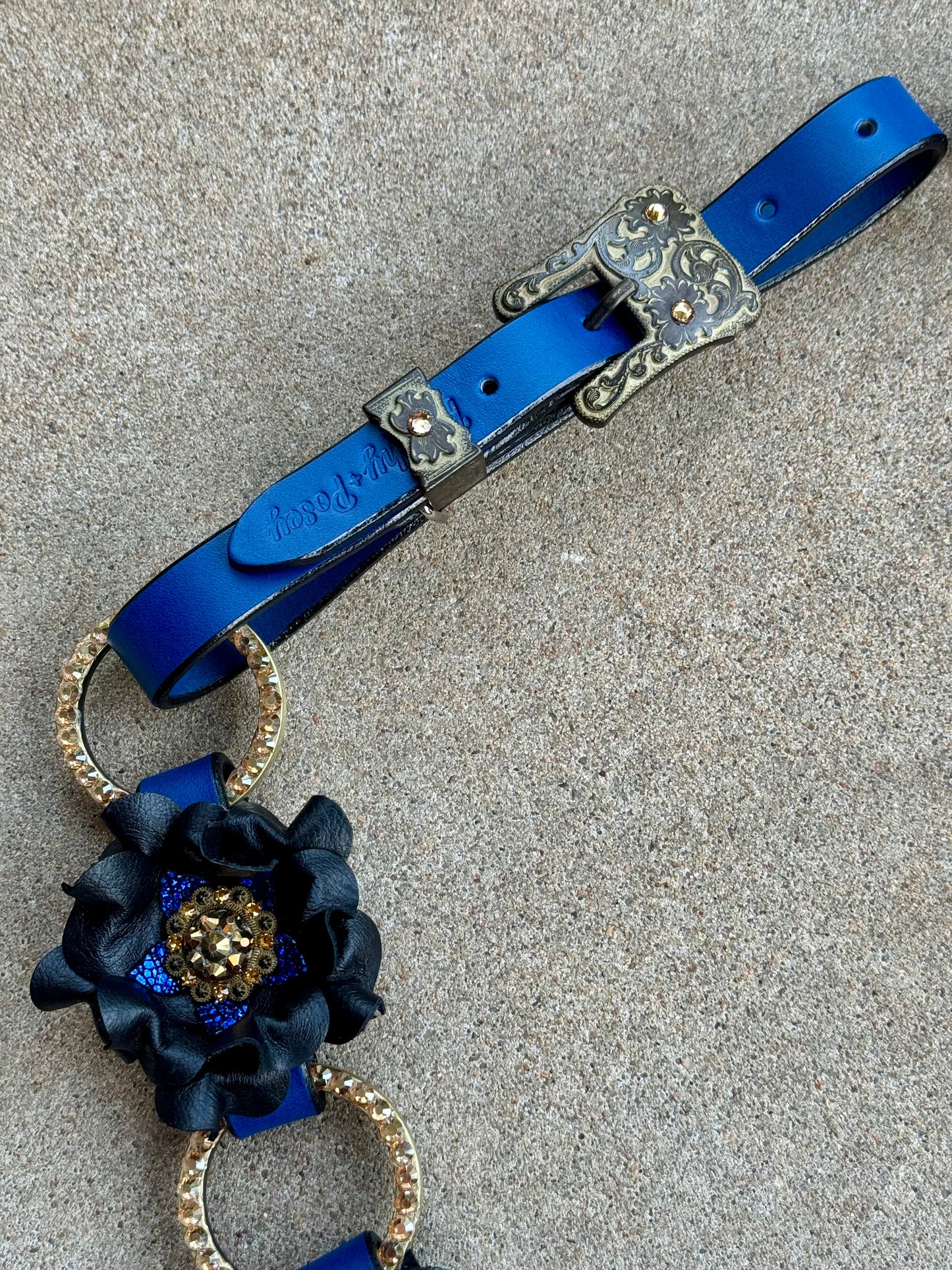 Sapphire Black Breast Collar
