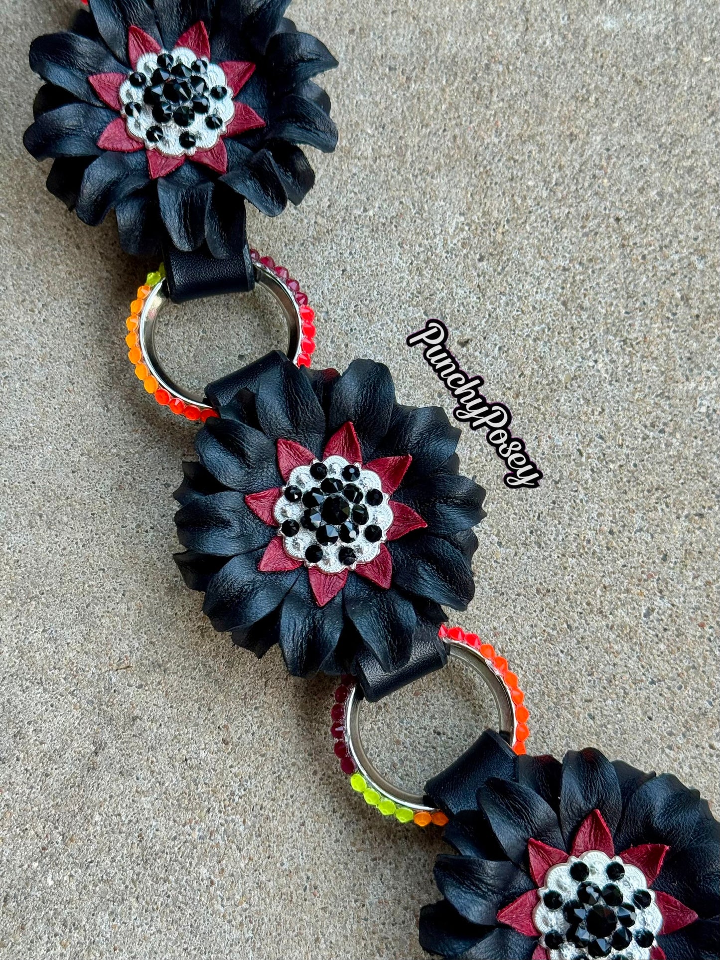 Black Ombré Breast Collar