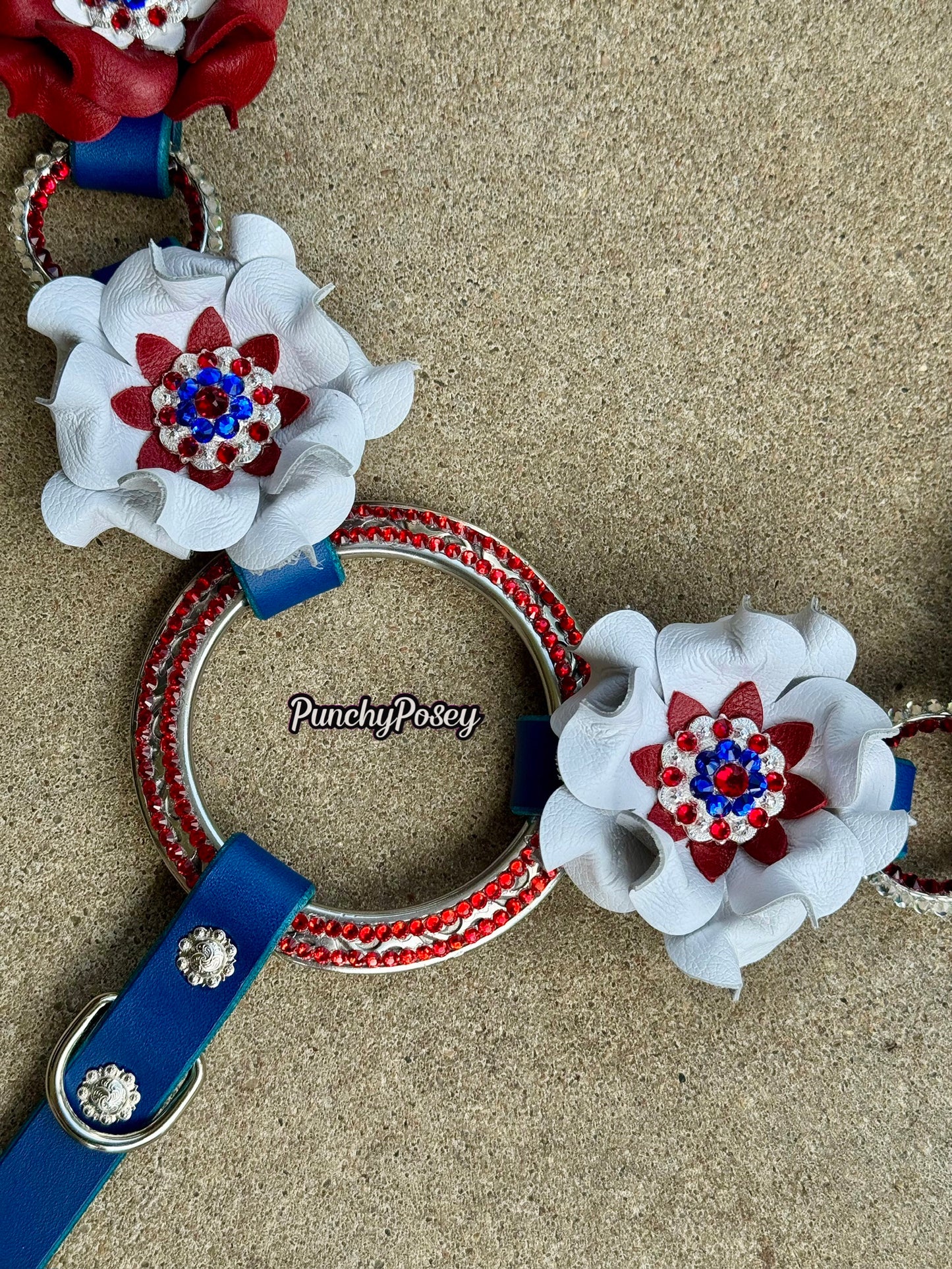 Patriotic Posey Breast Collar