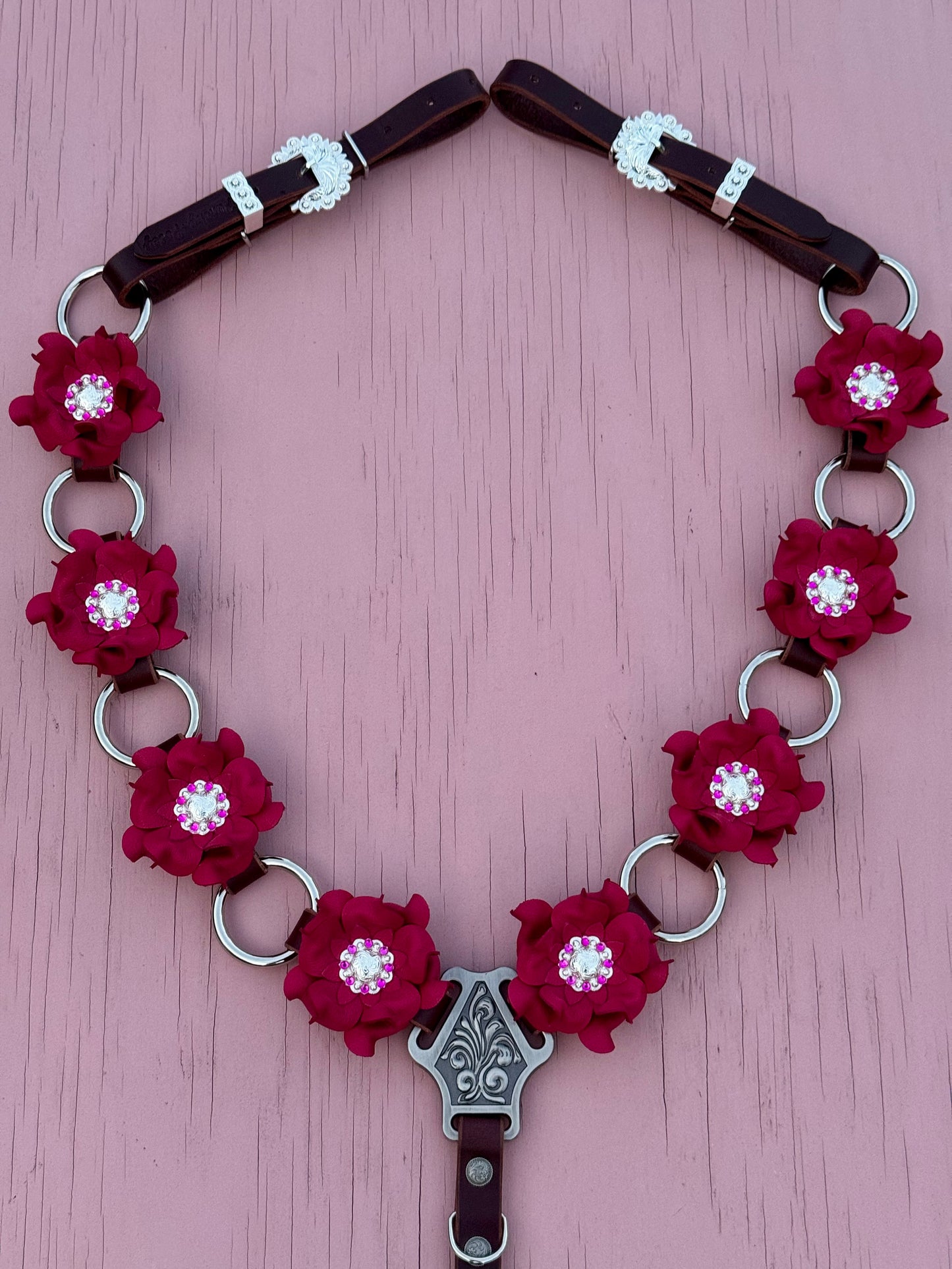 Magenta Ring Breast Collar
