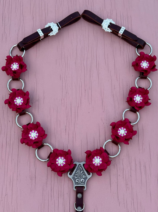 Magenta Ring Breast Collar