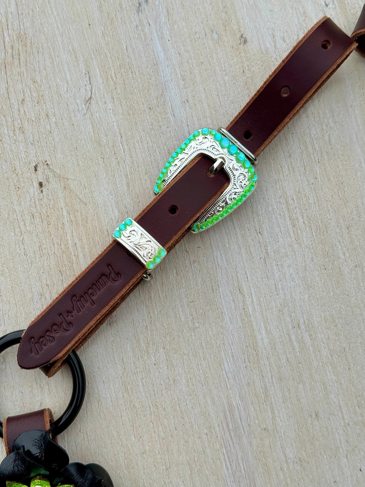 Black Lime Ring Breast Collar