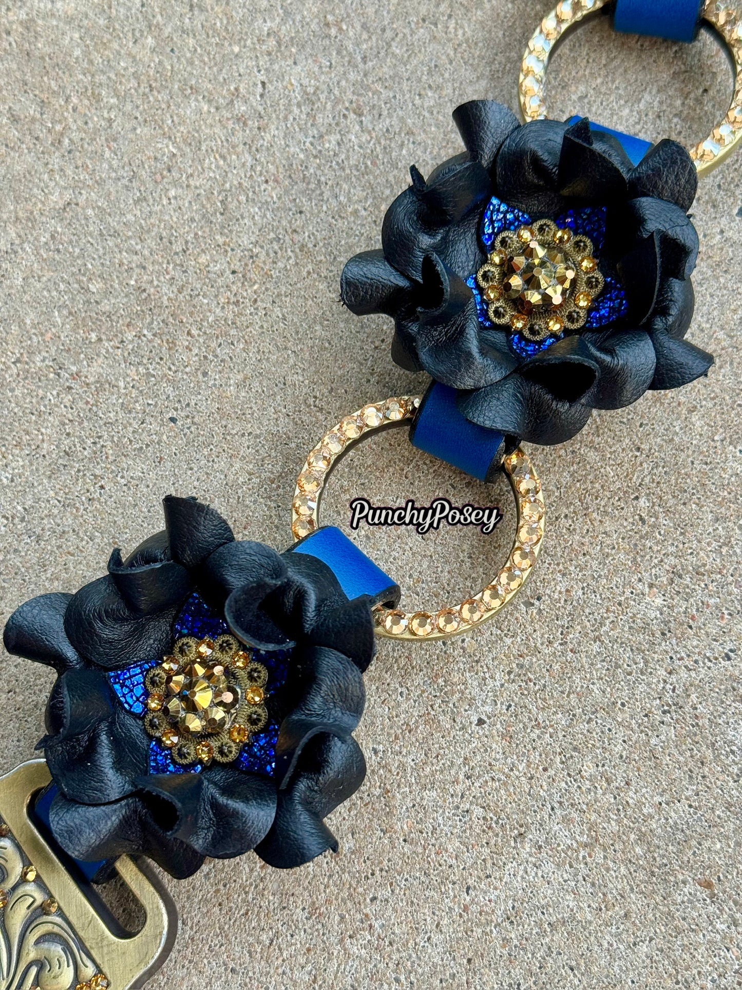 Sapphire Black Breast Collar
