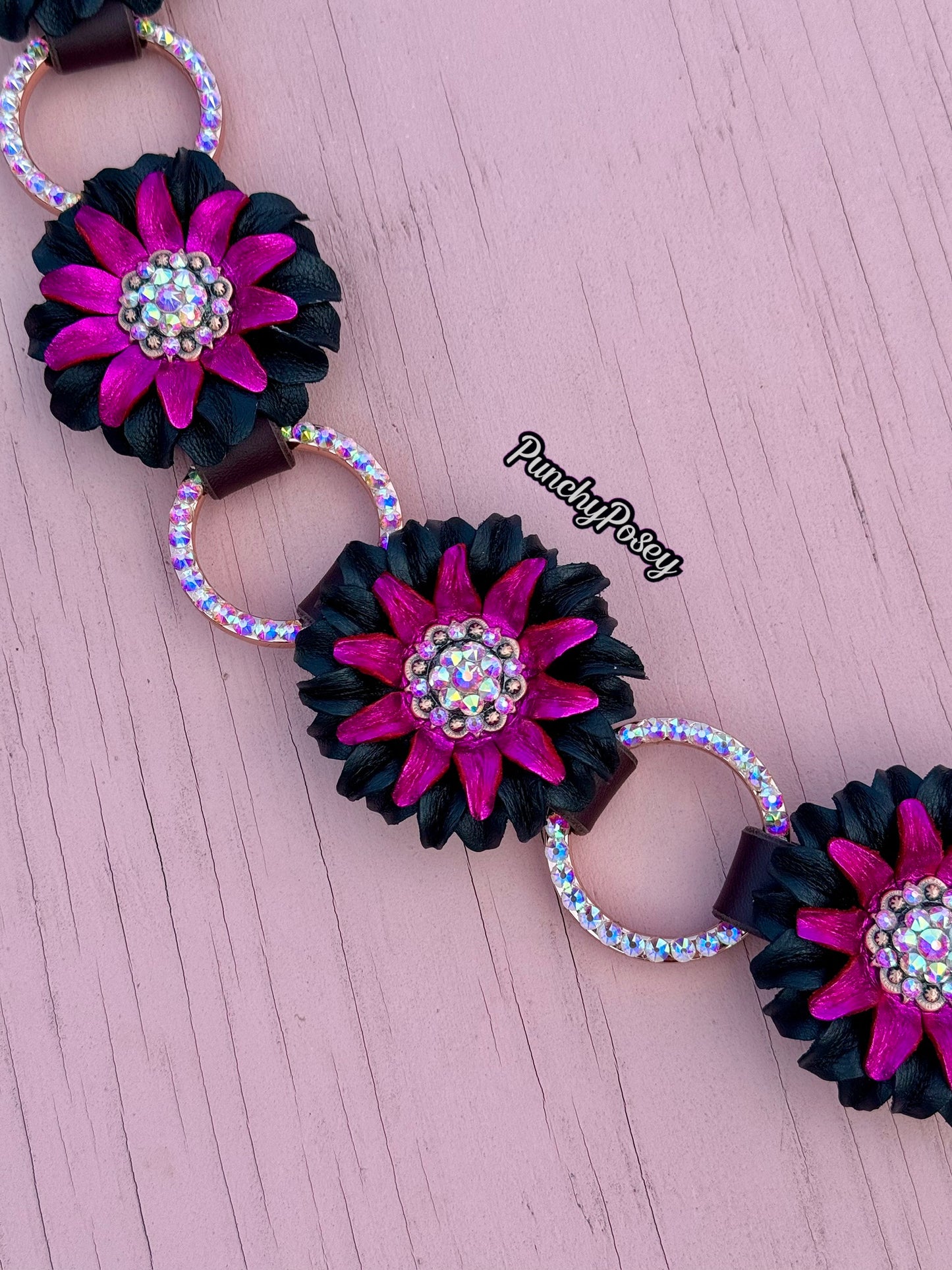 Pink Sunflower Breast Collar