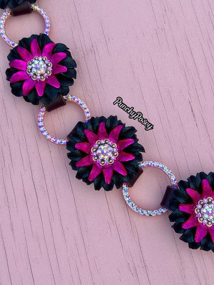 Pink Sunflower Breast Collar