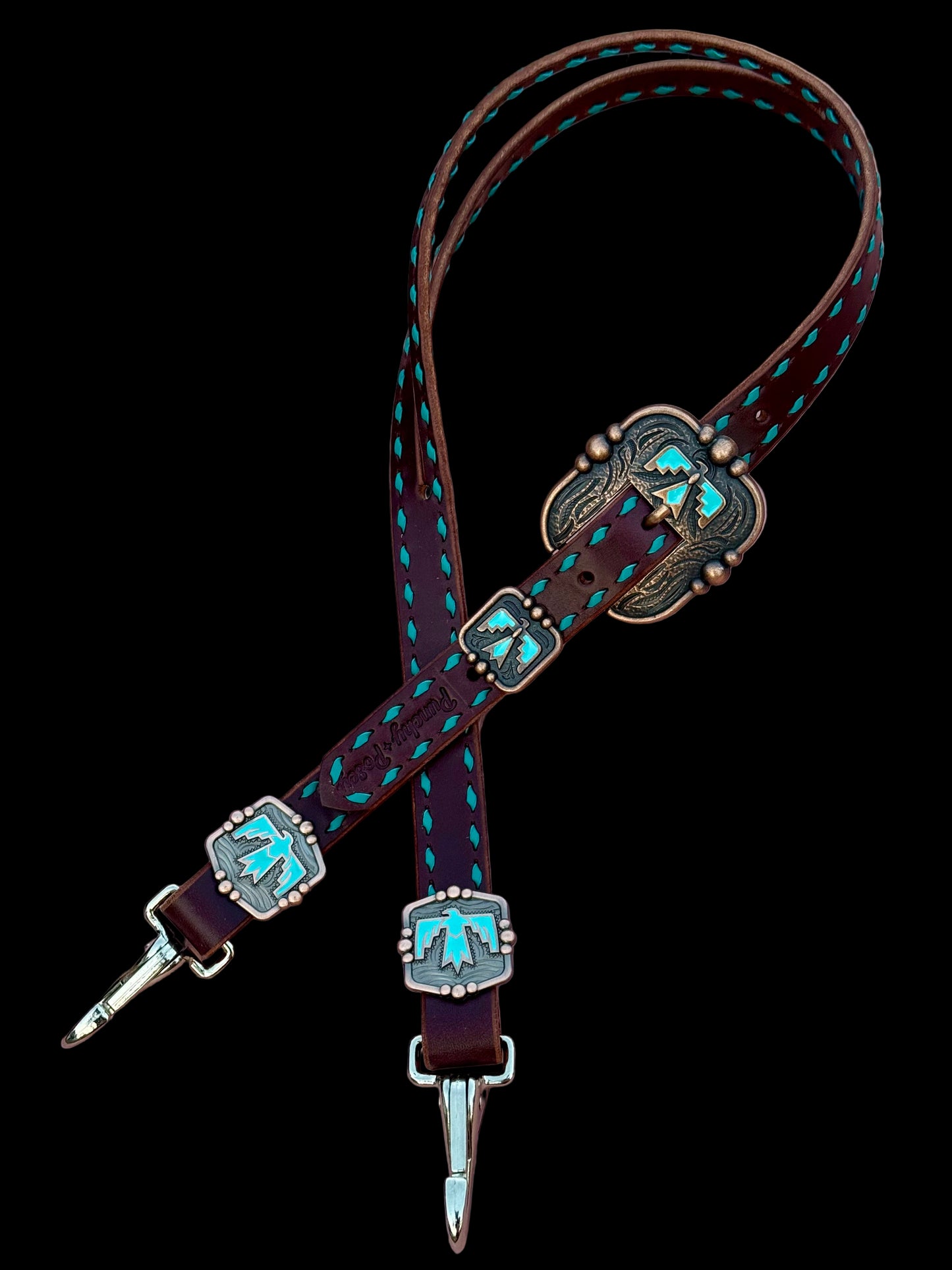 Turquoise Thunderbird Headstall