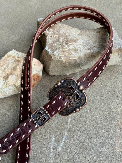 Rose Gold Thunderbird Headstall