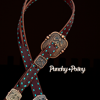 Turquoise Thunderbird Headstall