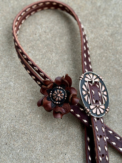 Rose Gold Concho Ring Breast Collar