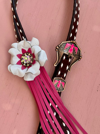 Pink Thunderbird Headstall