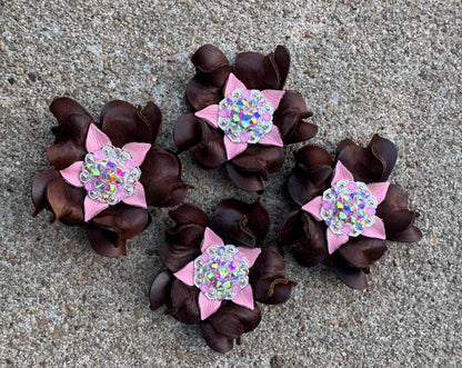Chocolate Flower Conchos