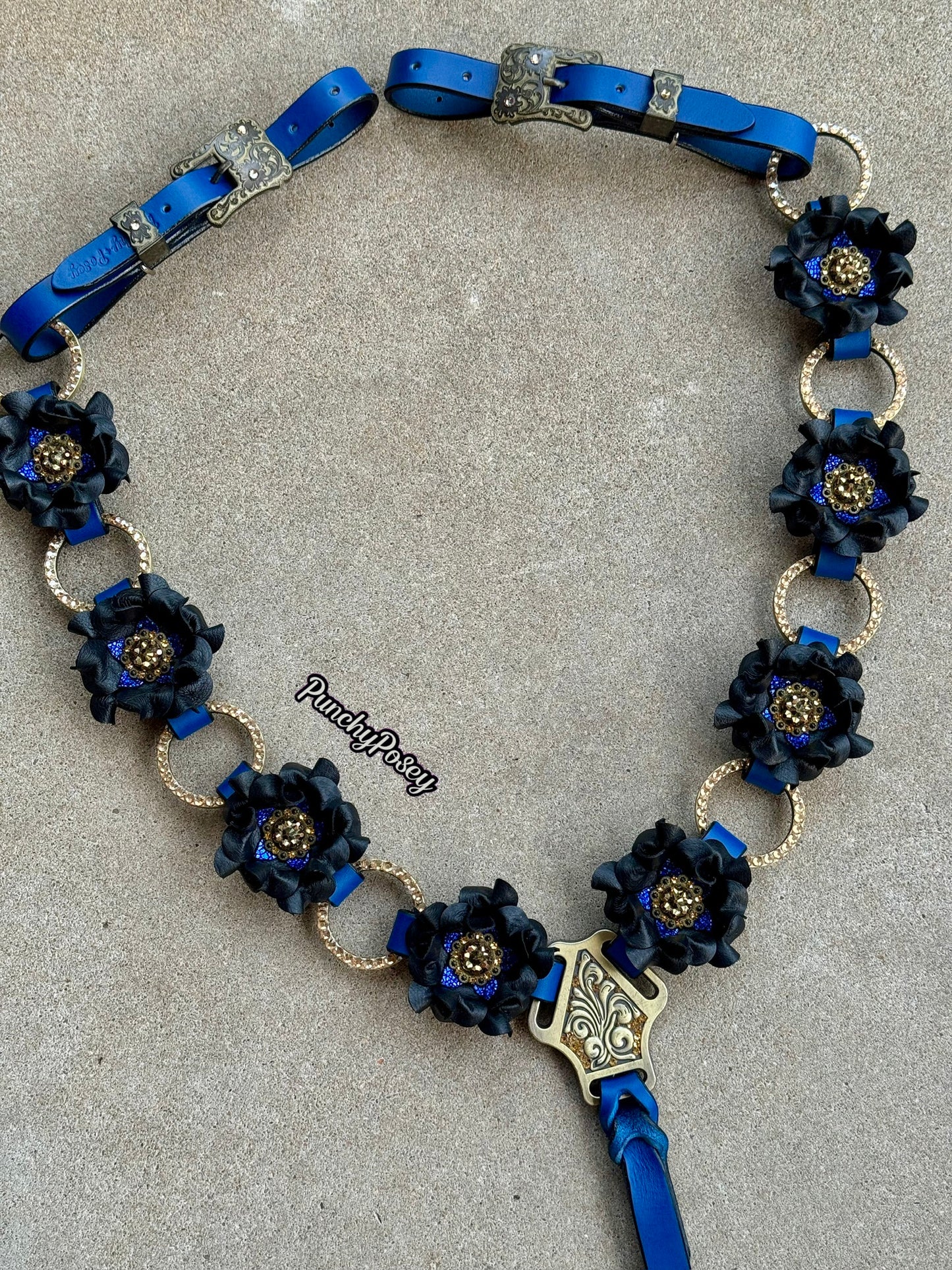 Sapphire Black Breast Collar