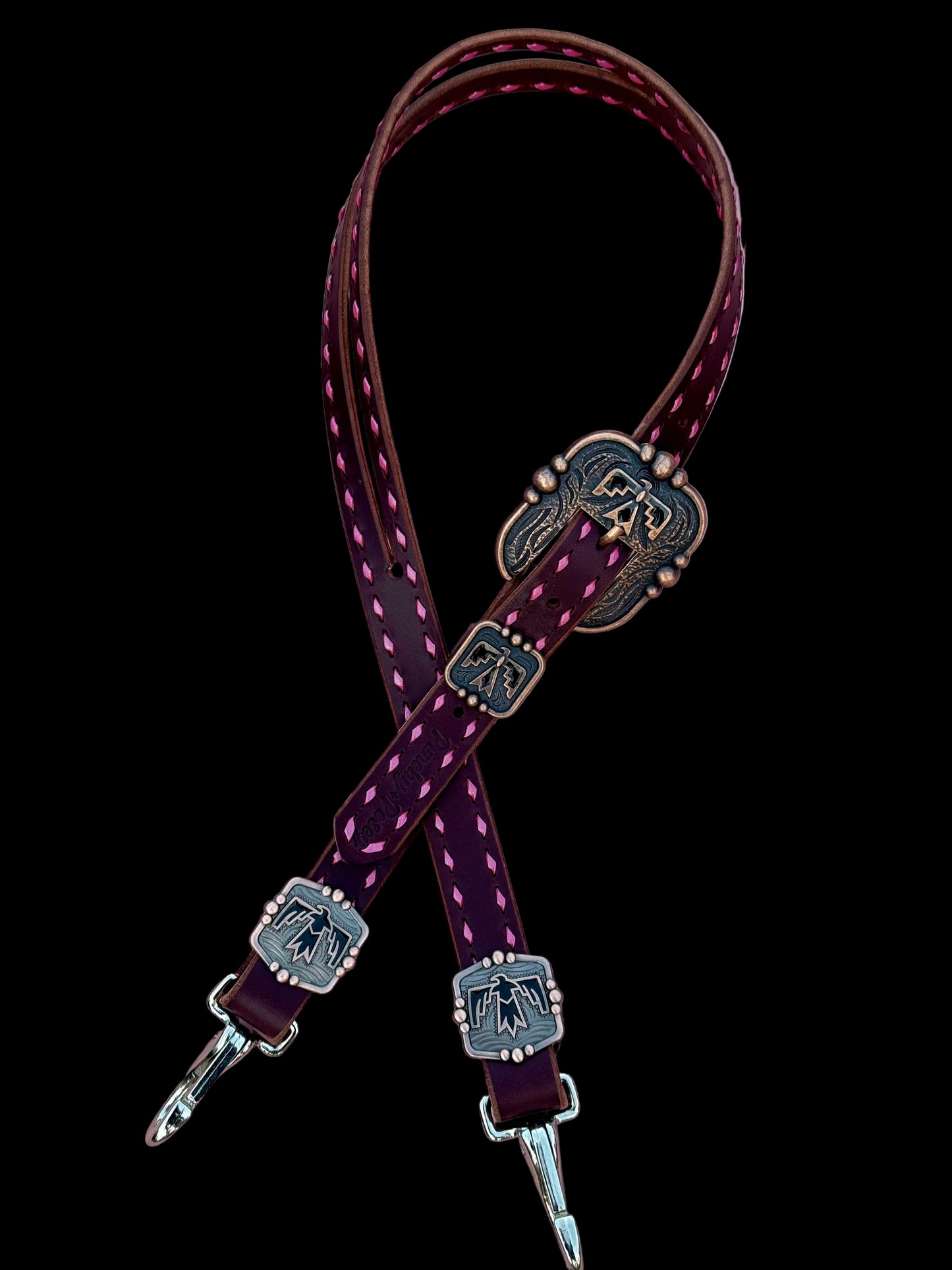 Pink Thunderbird Headstall