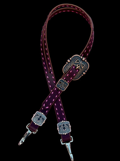 Pink Thunderbird Headstall