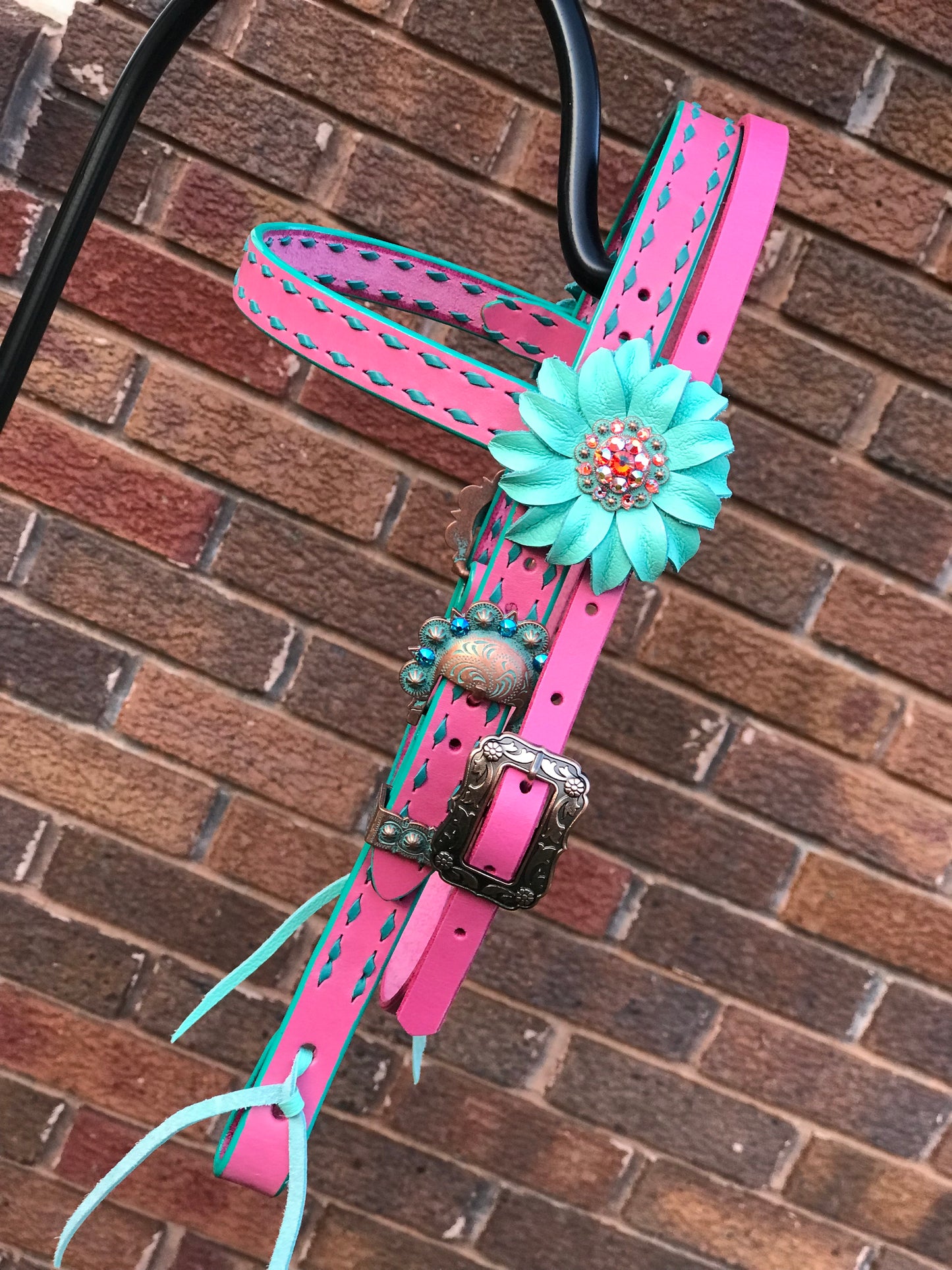 Pink & Turquoise Mini Tack Set