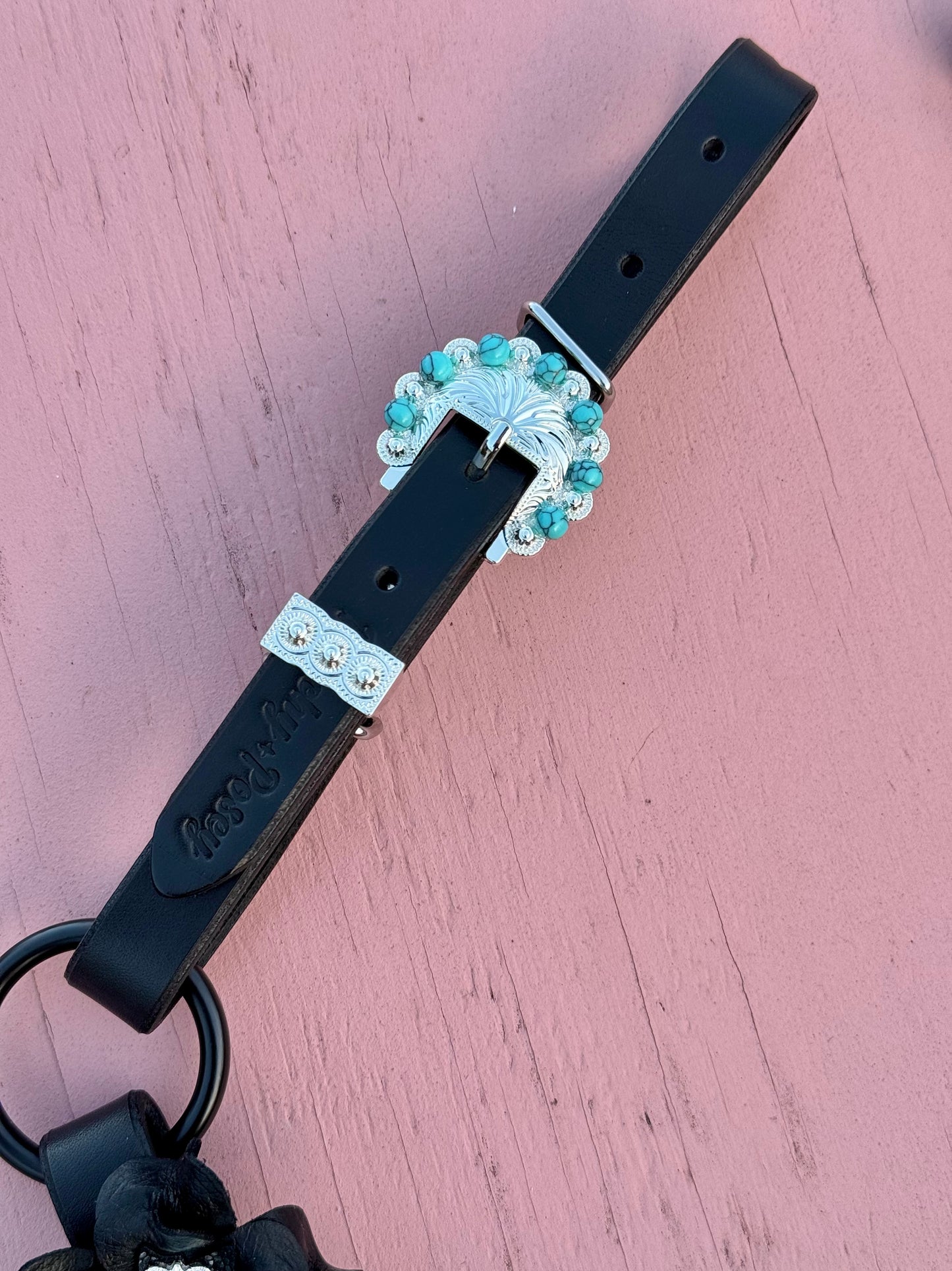 Black Turquoise Ring Breast Collar